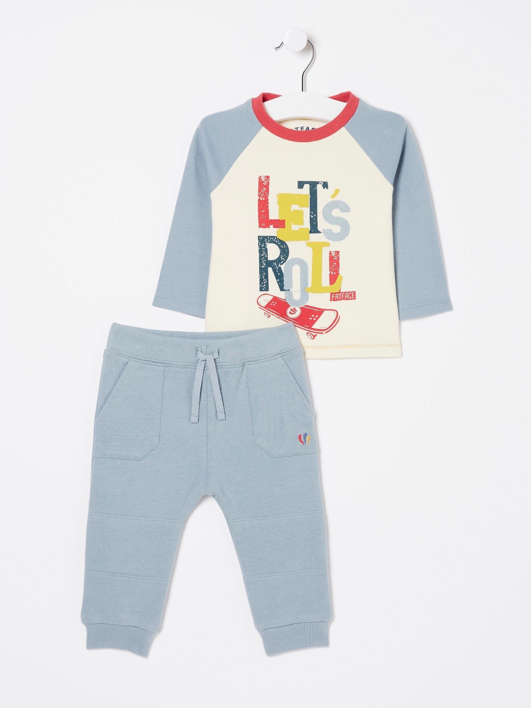 Lets Blue Roll Sweat Set - Image 1 of 1