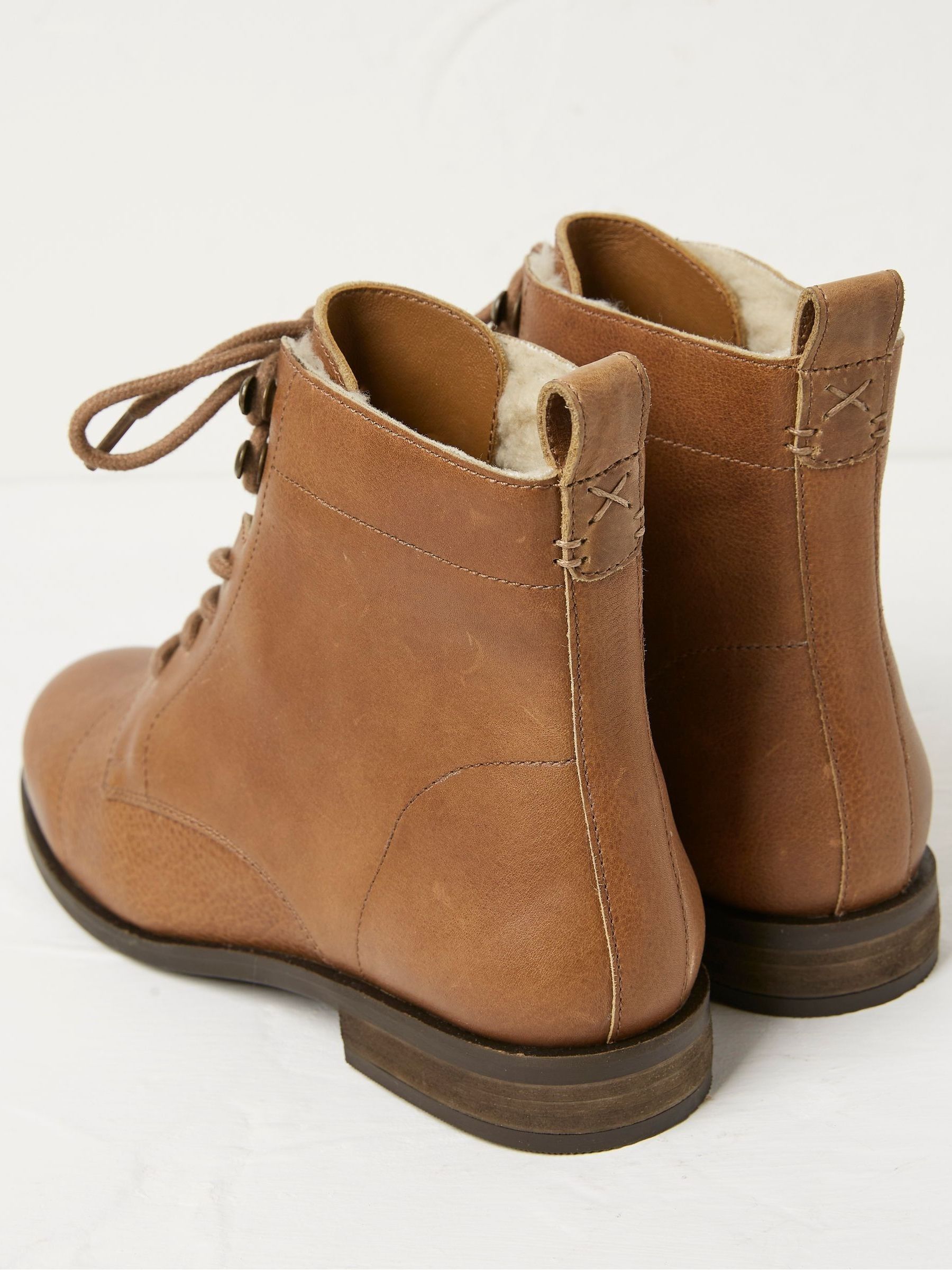 Brown Catrin Lace Up Ankle Boots - Image 4 of 4