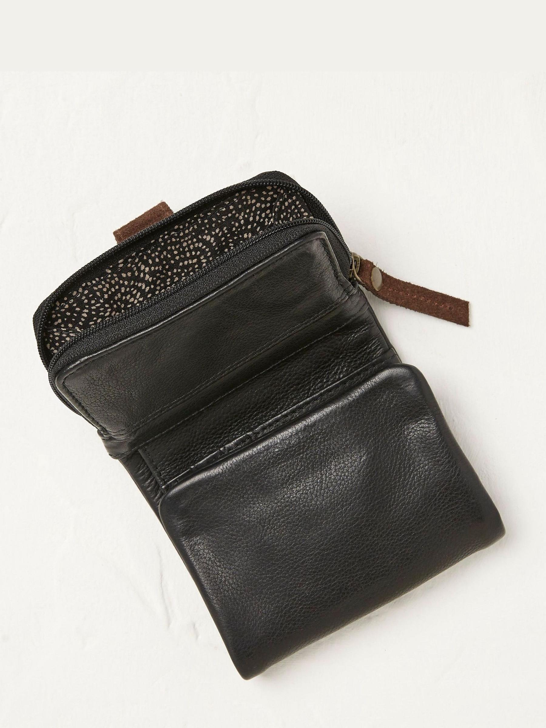 Black Feature Buckle Leather Purse - Image 3 of 4