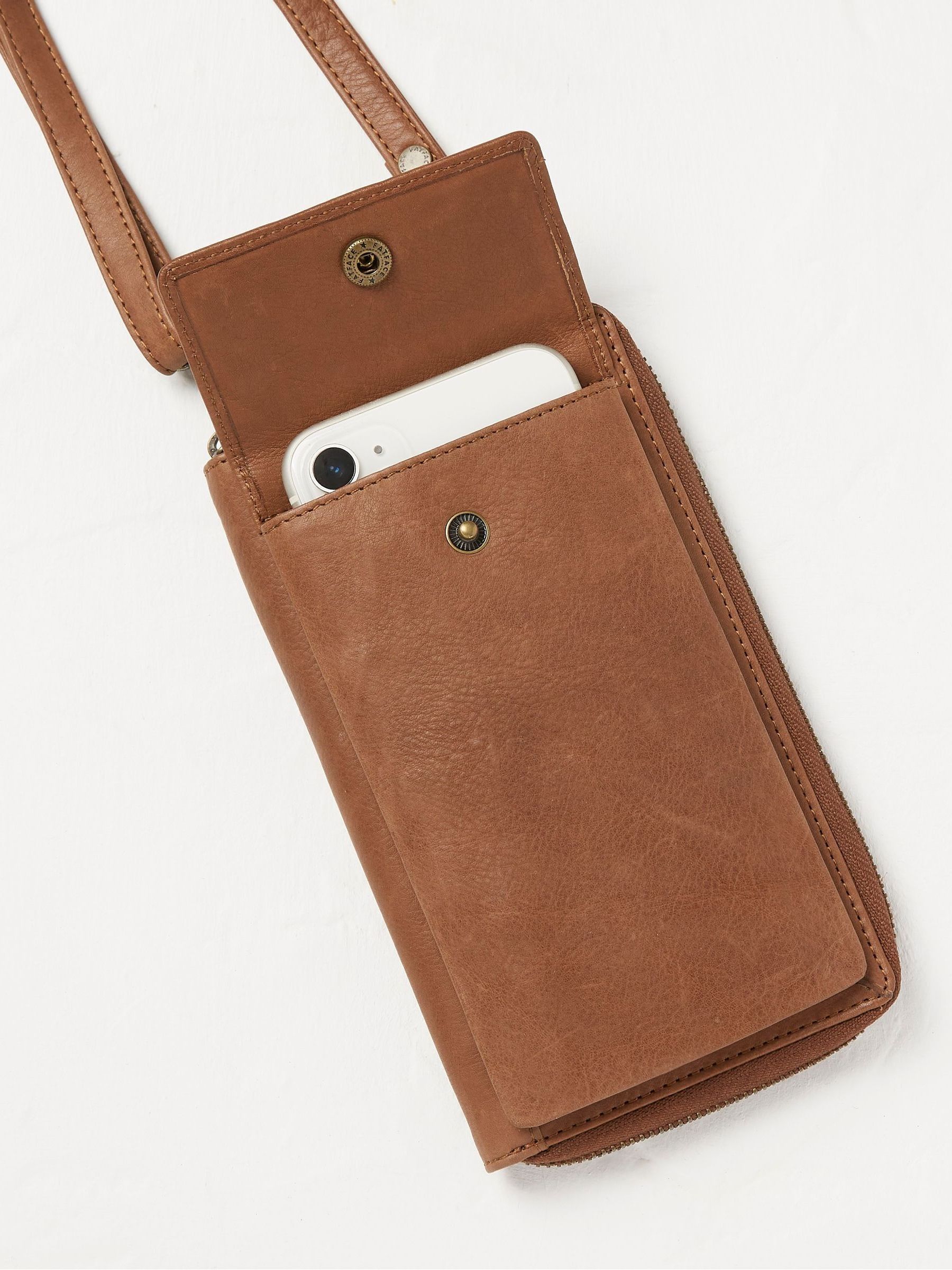 Louisa Brown Purse Phone Bag - Image 4 of 5