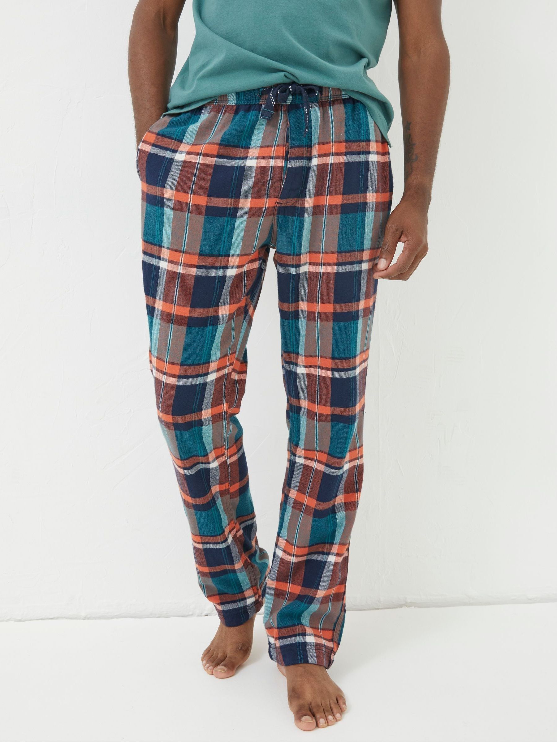 Green Orkney Light Checked Pyjama Bottoms - Image 1 of 4