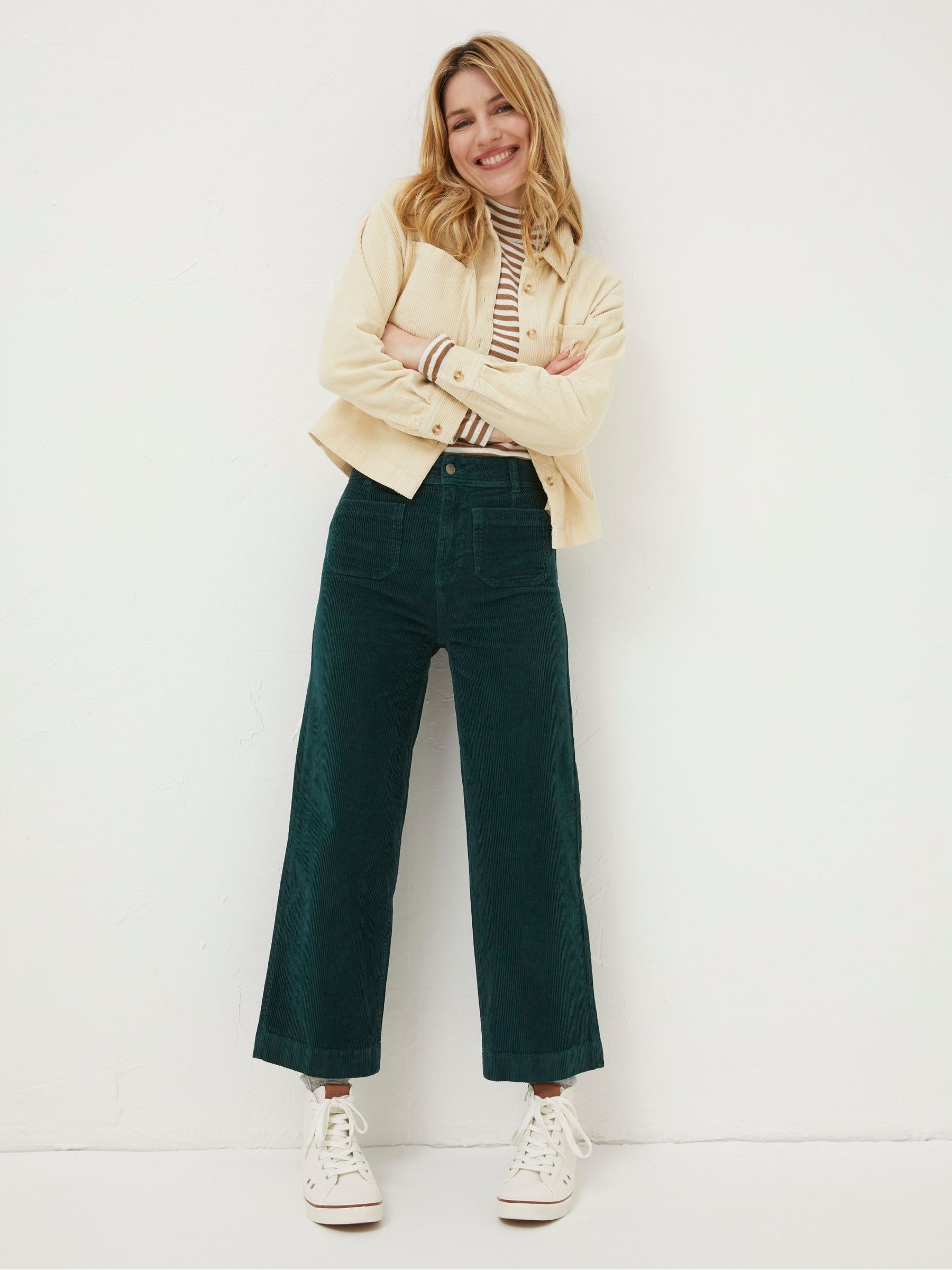 Green Keswick Cord Trousers - Image 1 of 5