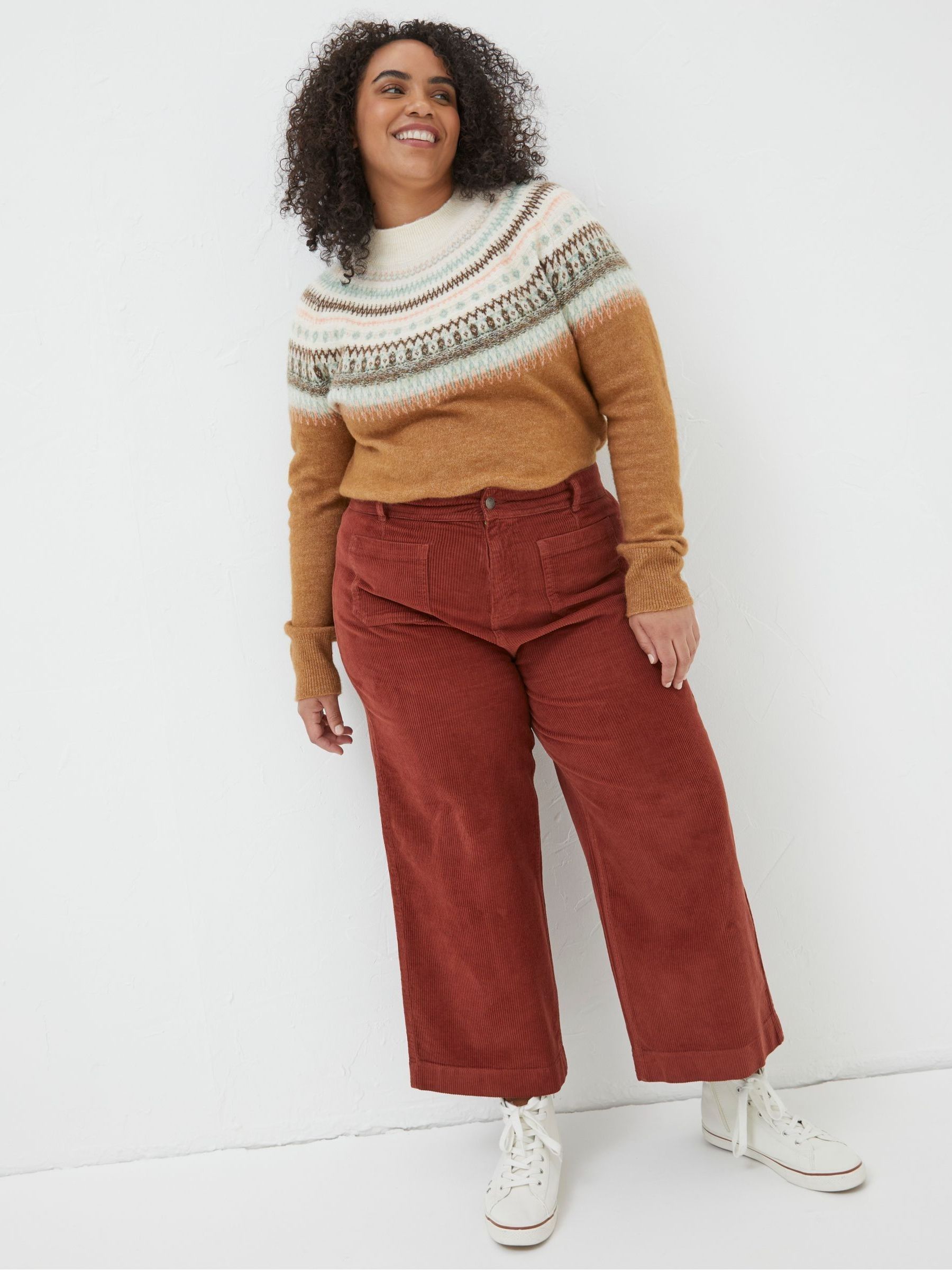 Brown Keswick Cord Trousers - Image 3 of 6