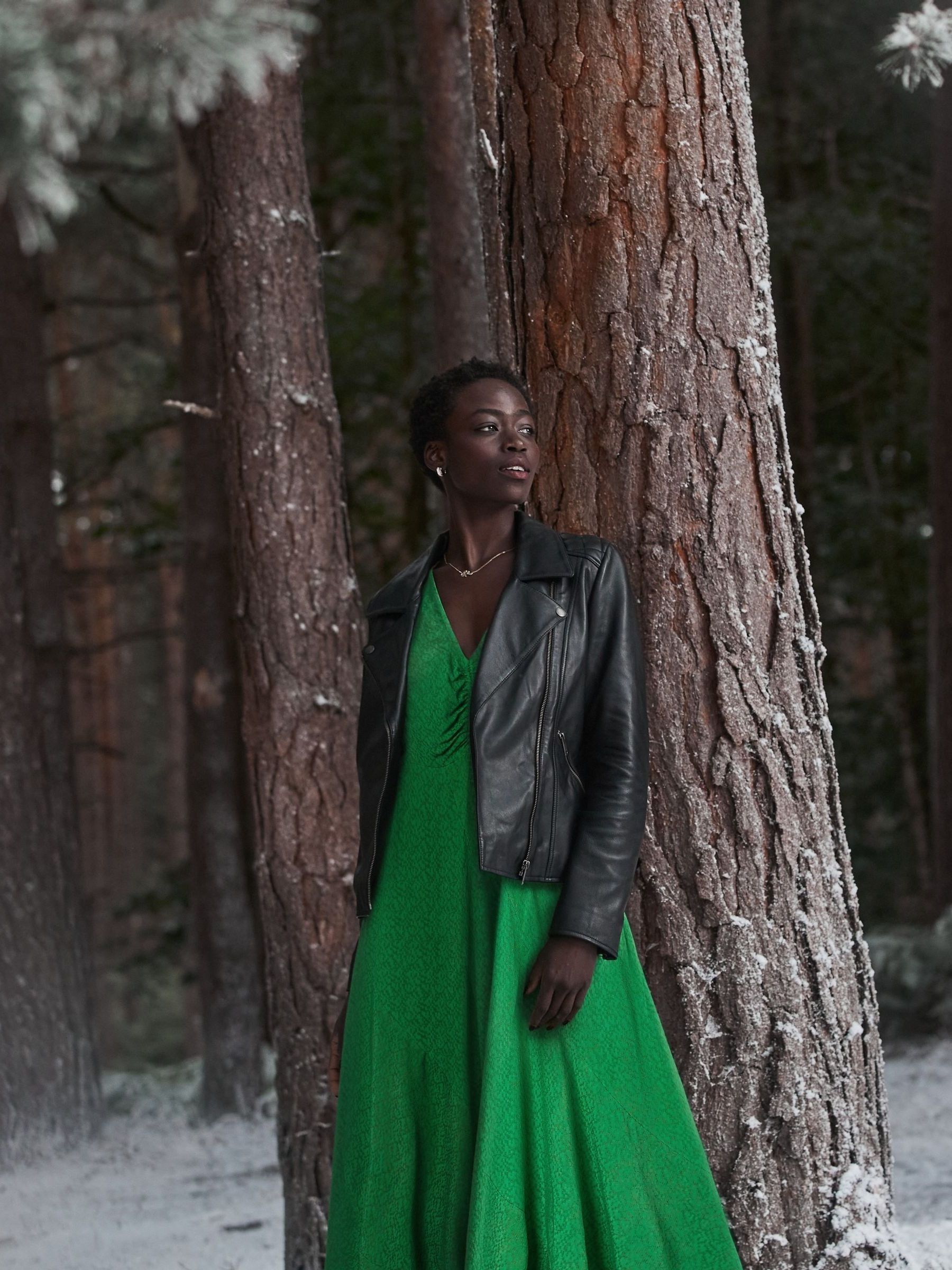 Bethany Black Biker Jacket - Image 5 of 7