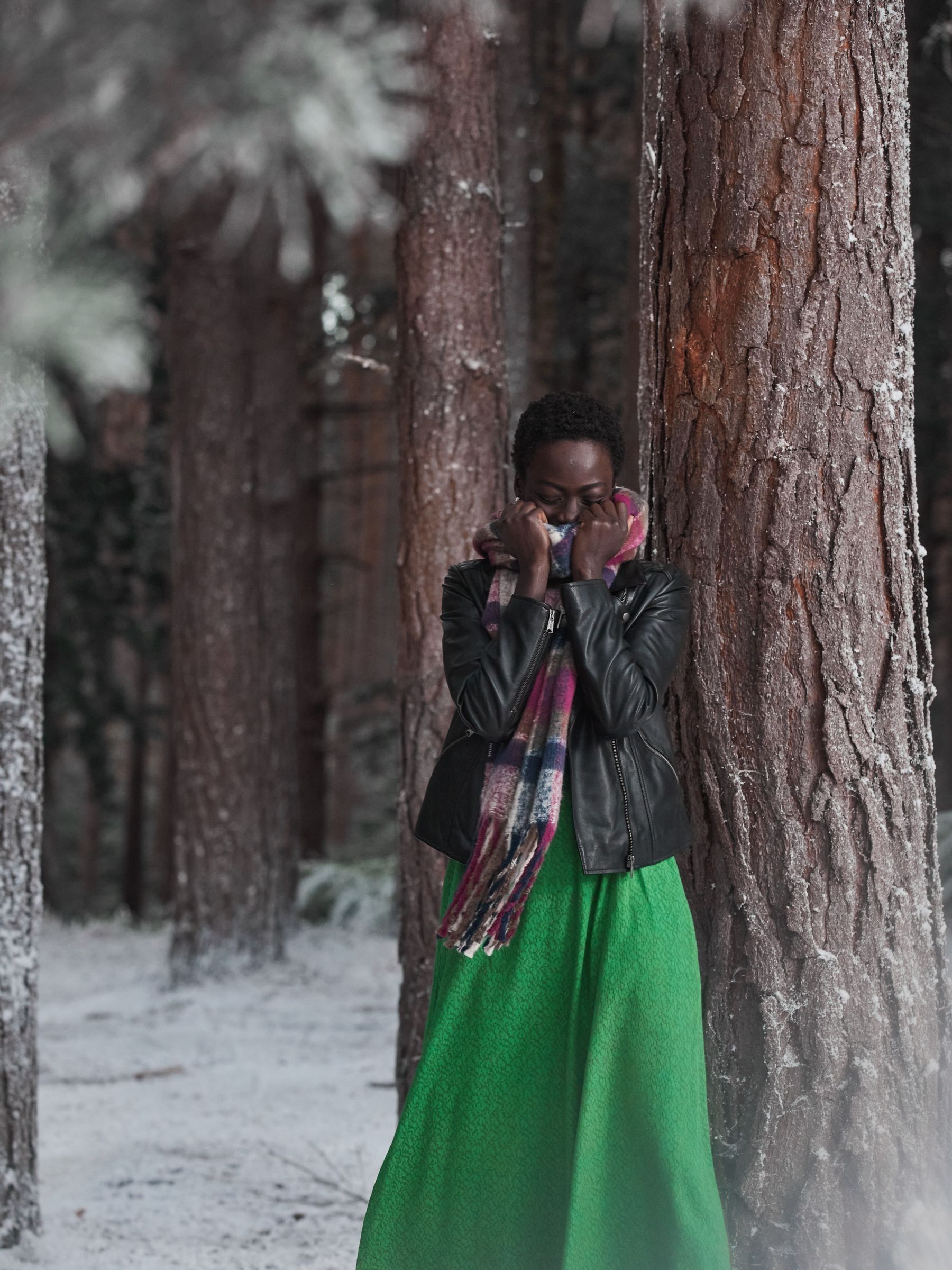 Bethany Black Biker Jacket - Image 6 of 7