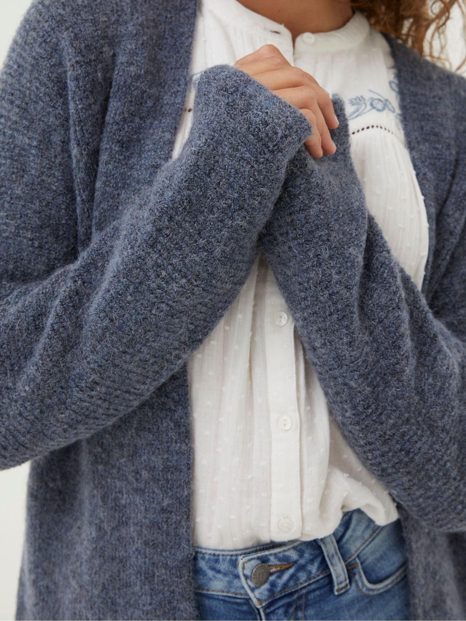 Sennen Grey Cocoon Cardigan - Image 3 of 4