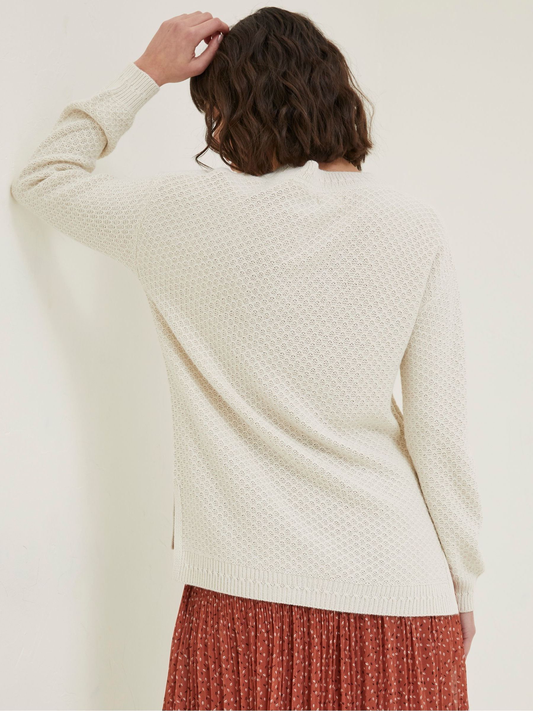 Ellie Natural Crew Jumper - Image 2 of 6
