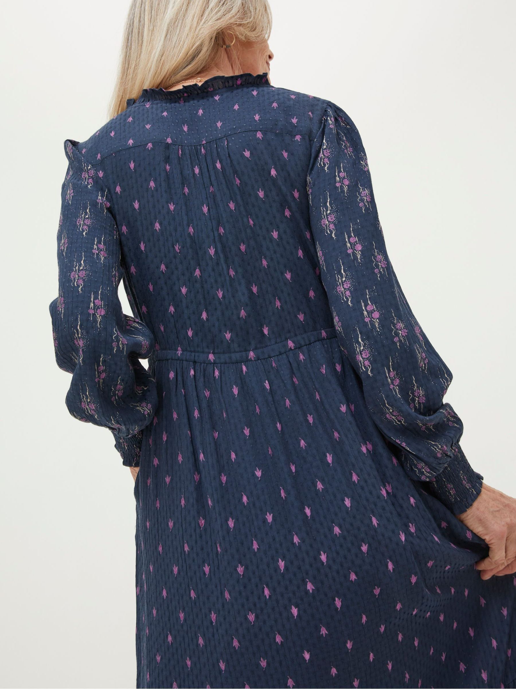 Blue Jolene Ink Ditsy Maxi Dress - Image 2 of 7
