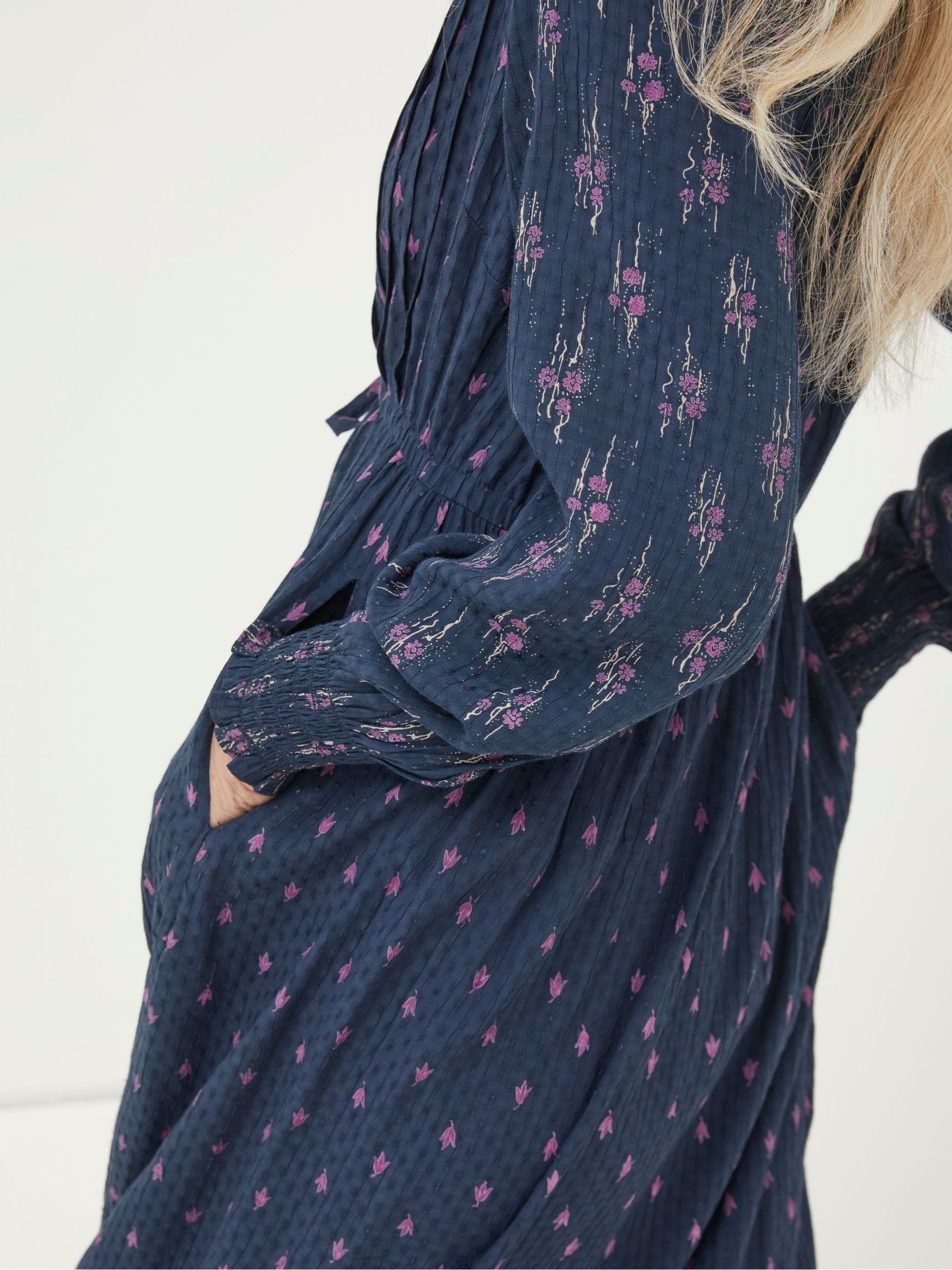 Blue Jolene Ink Ditsy Maxi Dress - Image 5 of 7