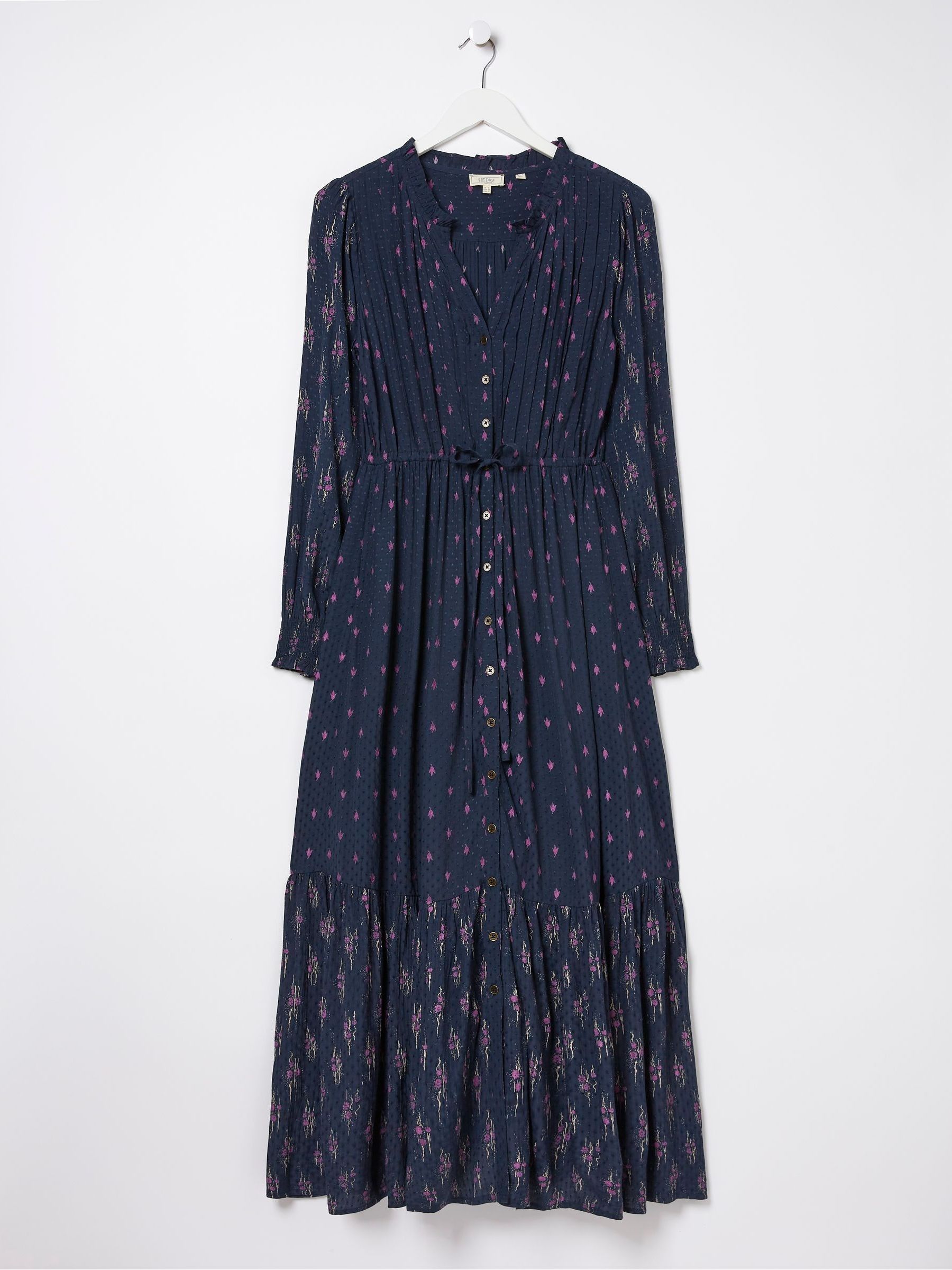 Blue Jolene Ink Ditsy Maxi Dress - Image 7 of 7