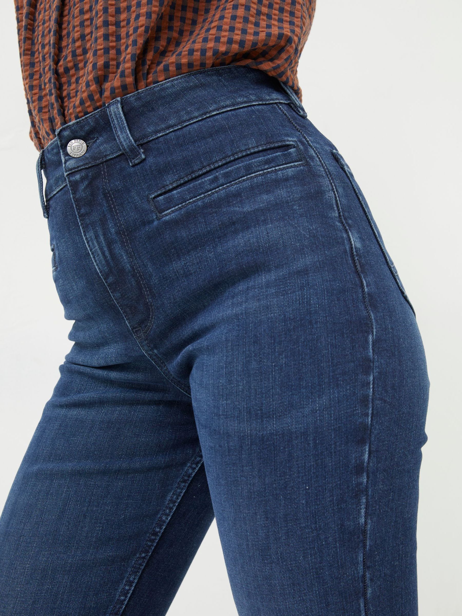 Blue Fly Flare Jeans - Image 5 of 6