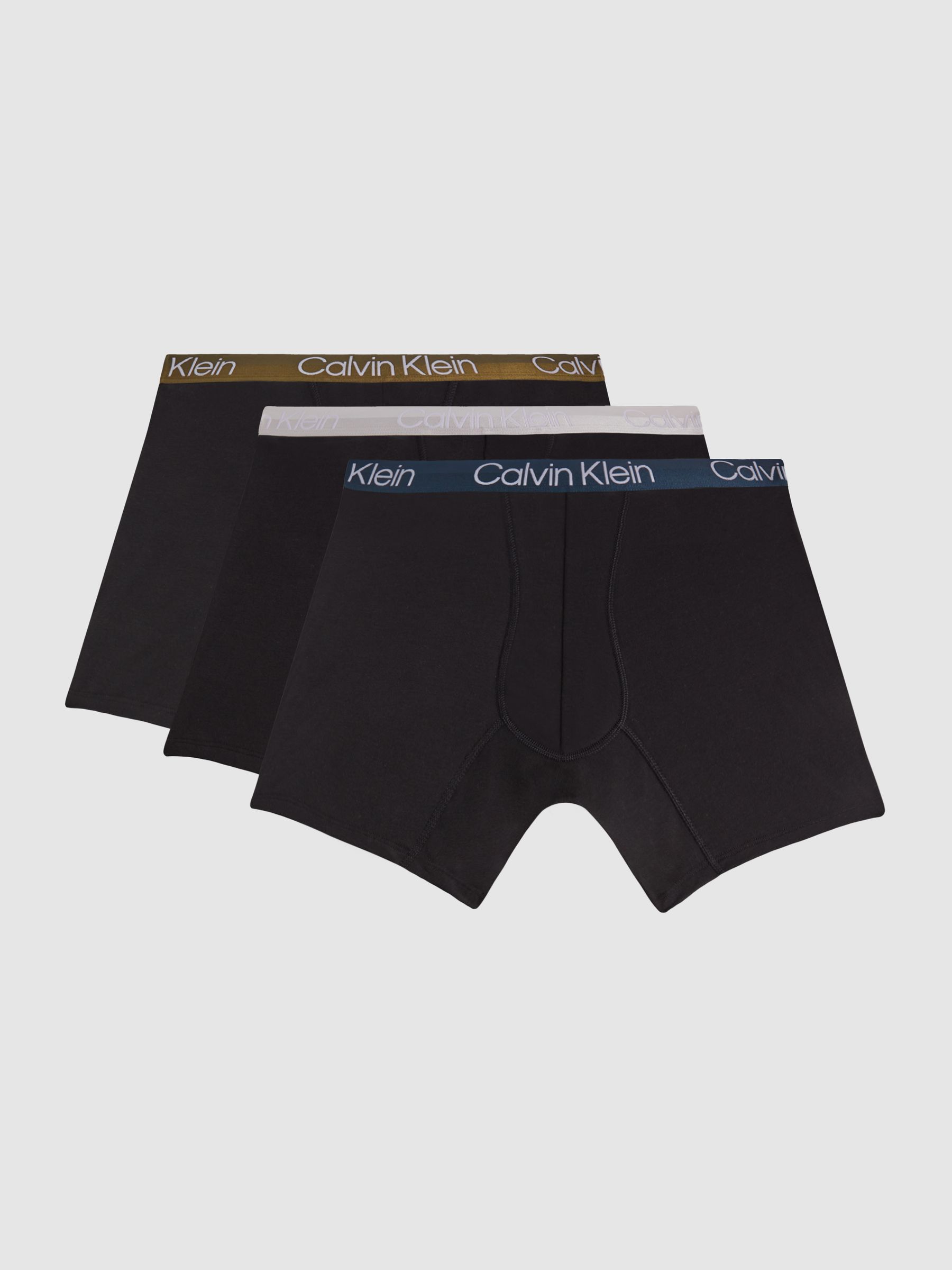 Calvin Klein Underwear 3 Pack Trunks in Black Multi - Image 2 of 7