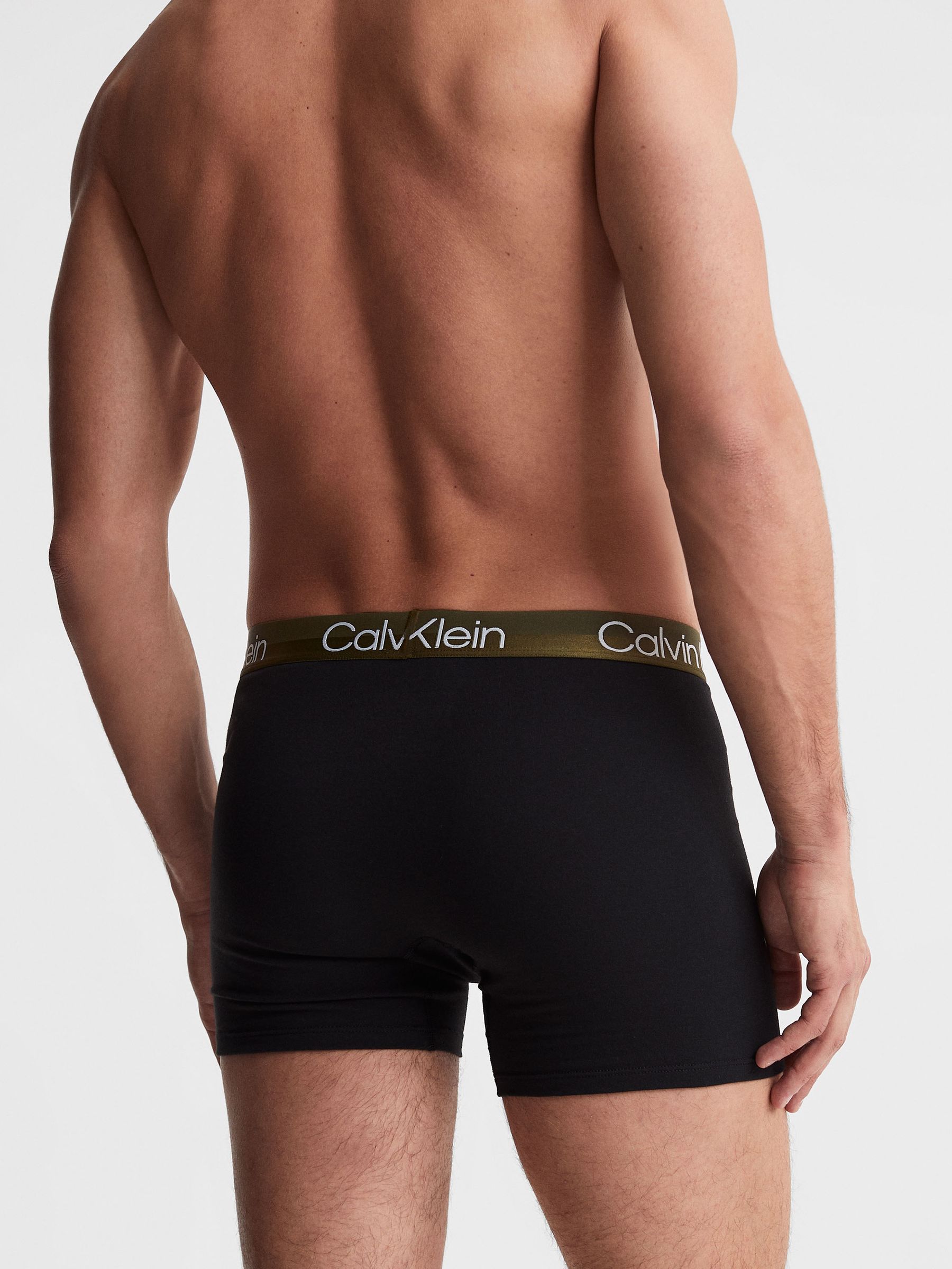 Calvin Klein Underwear 3 Pack Trunks in Black Multi - Image 3 of 7