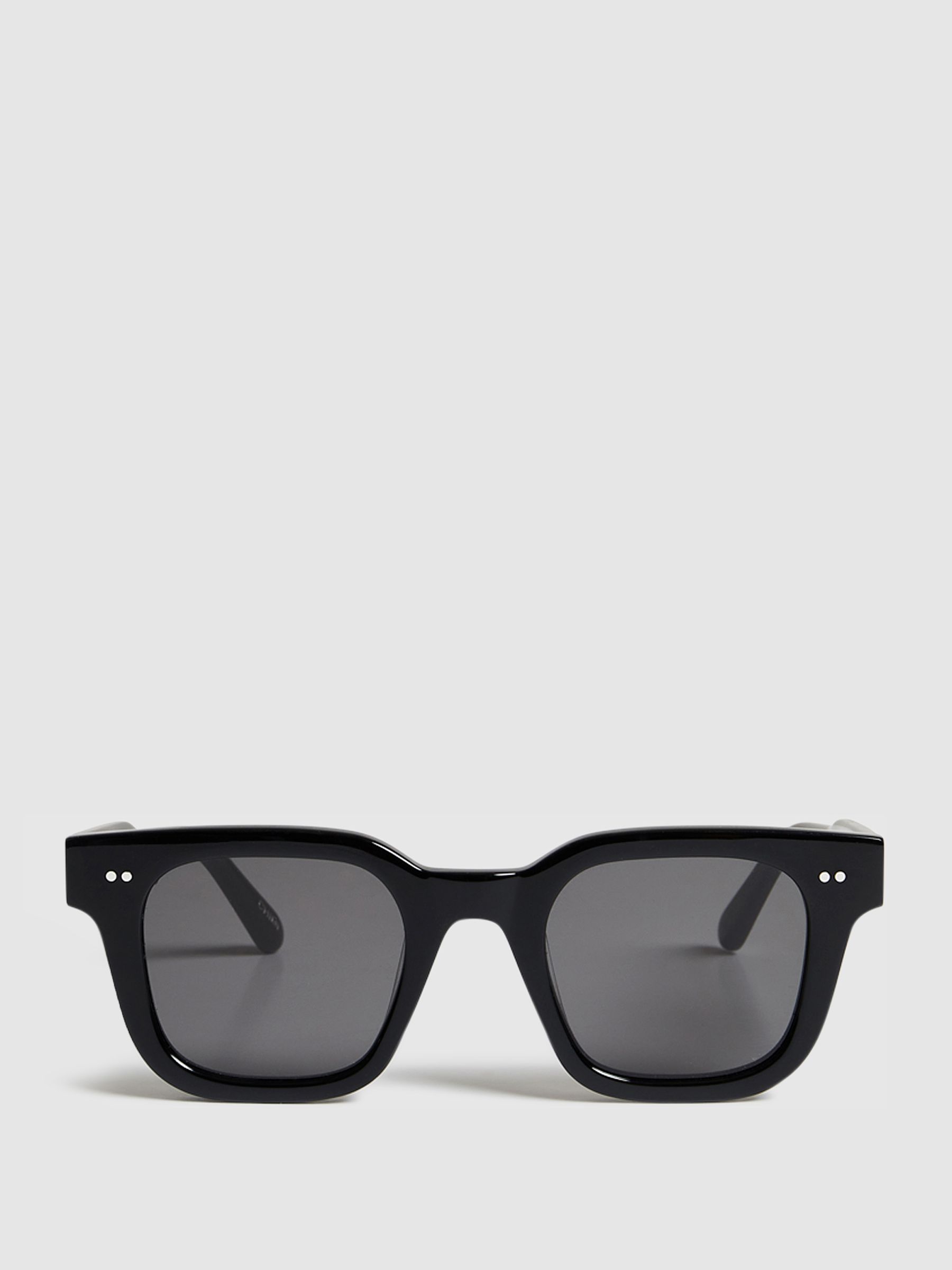 Chimi Square Frame Acetate Sunglasses in Black - Image 1 of 5