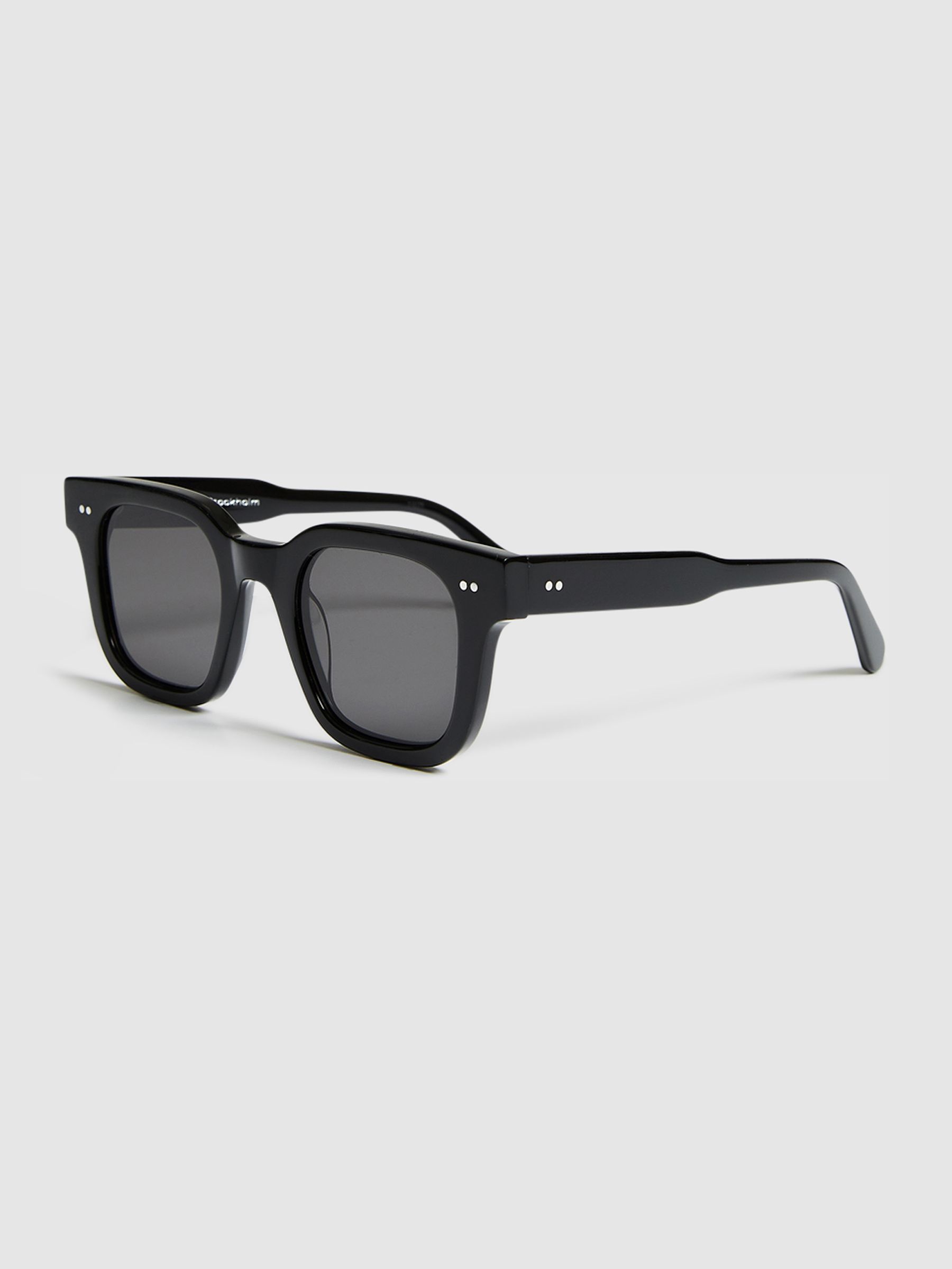 Chimi Square Frame Acetate Sunglasses in Black - Image 3 of 5