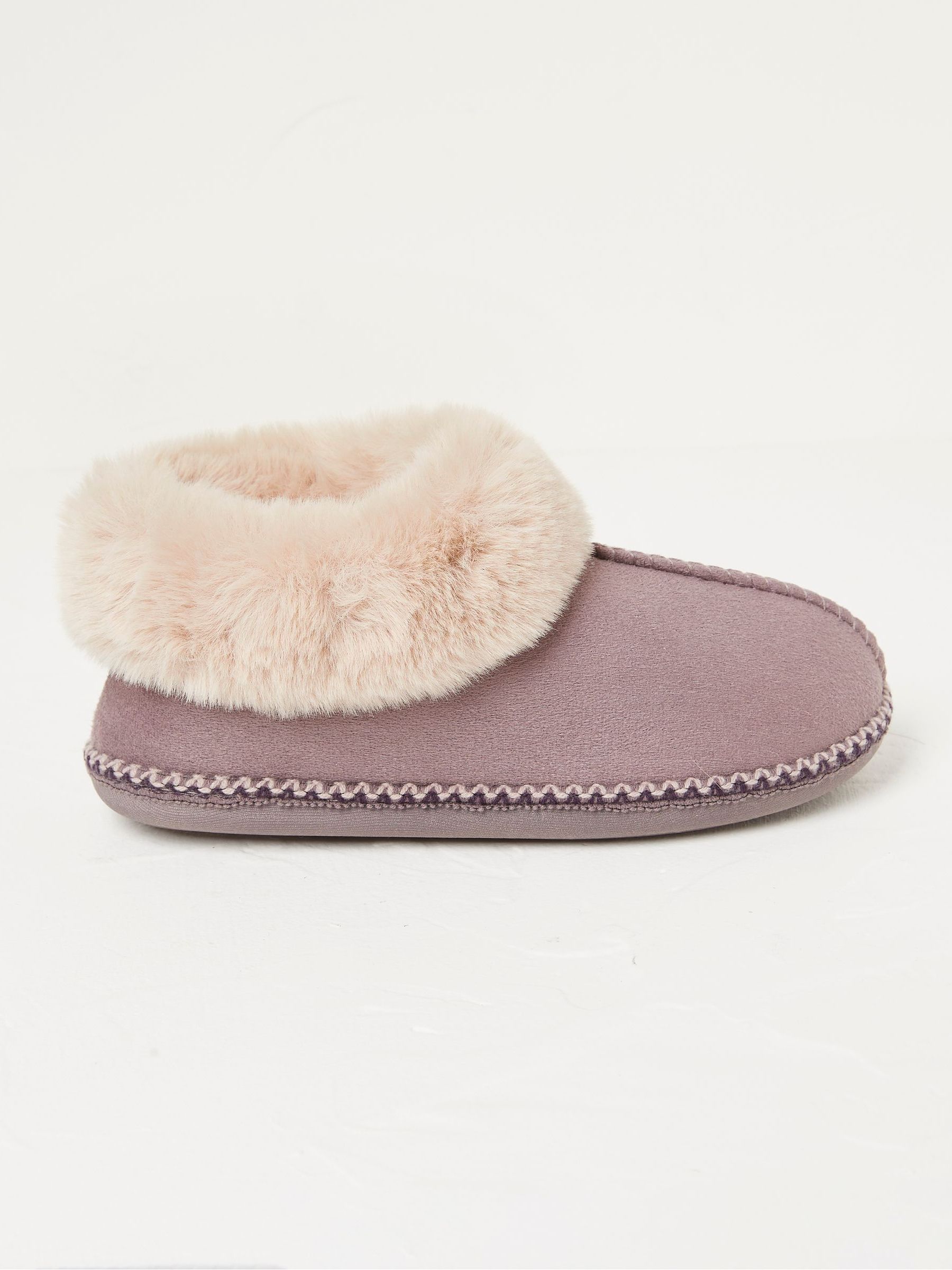 Maia Purple Slipper Boots - Image 1 of 3