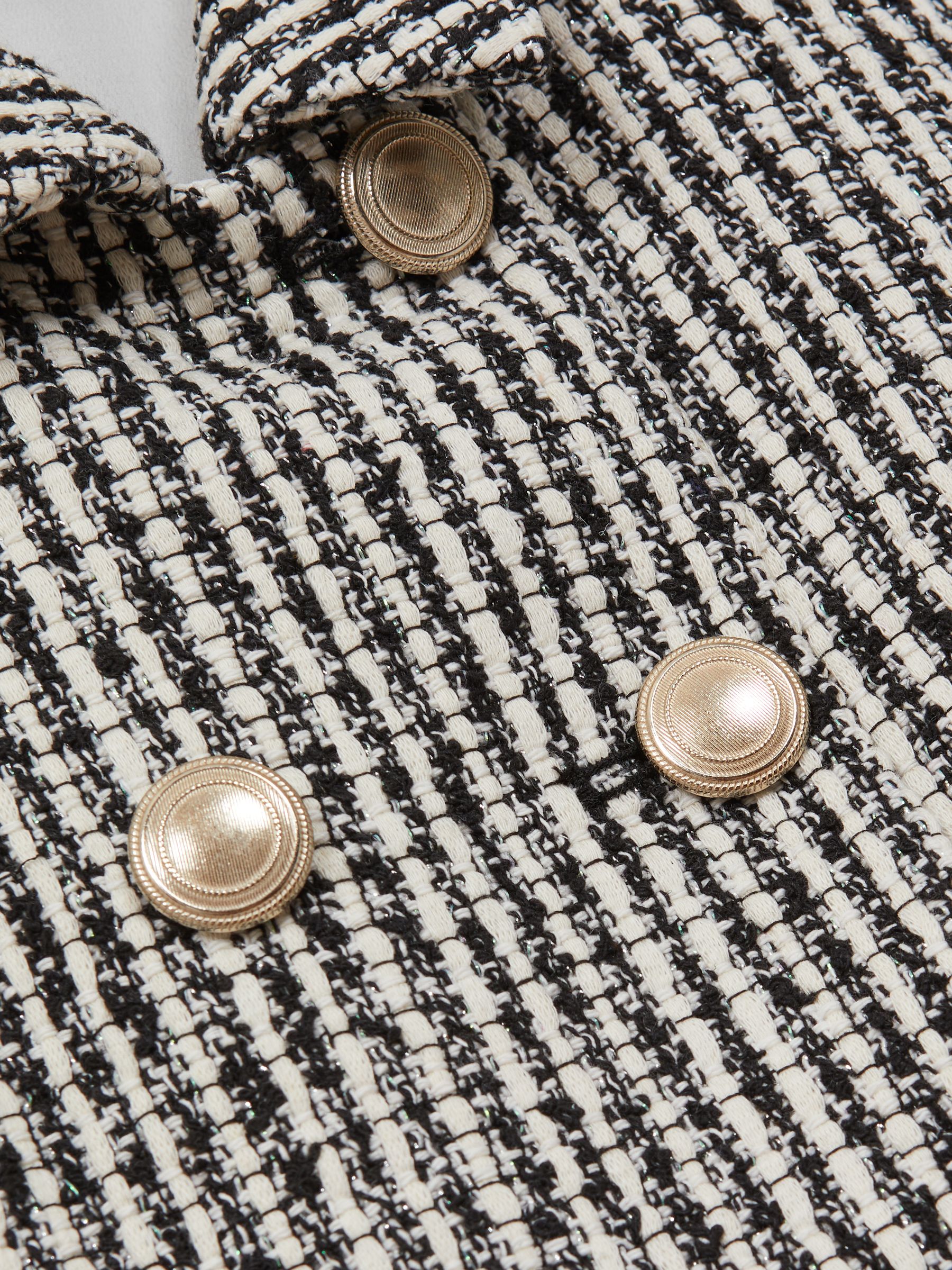 9-14 yrs Tweed Double Breasted Dress in Multi - Image 2 of 5