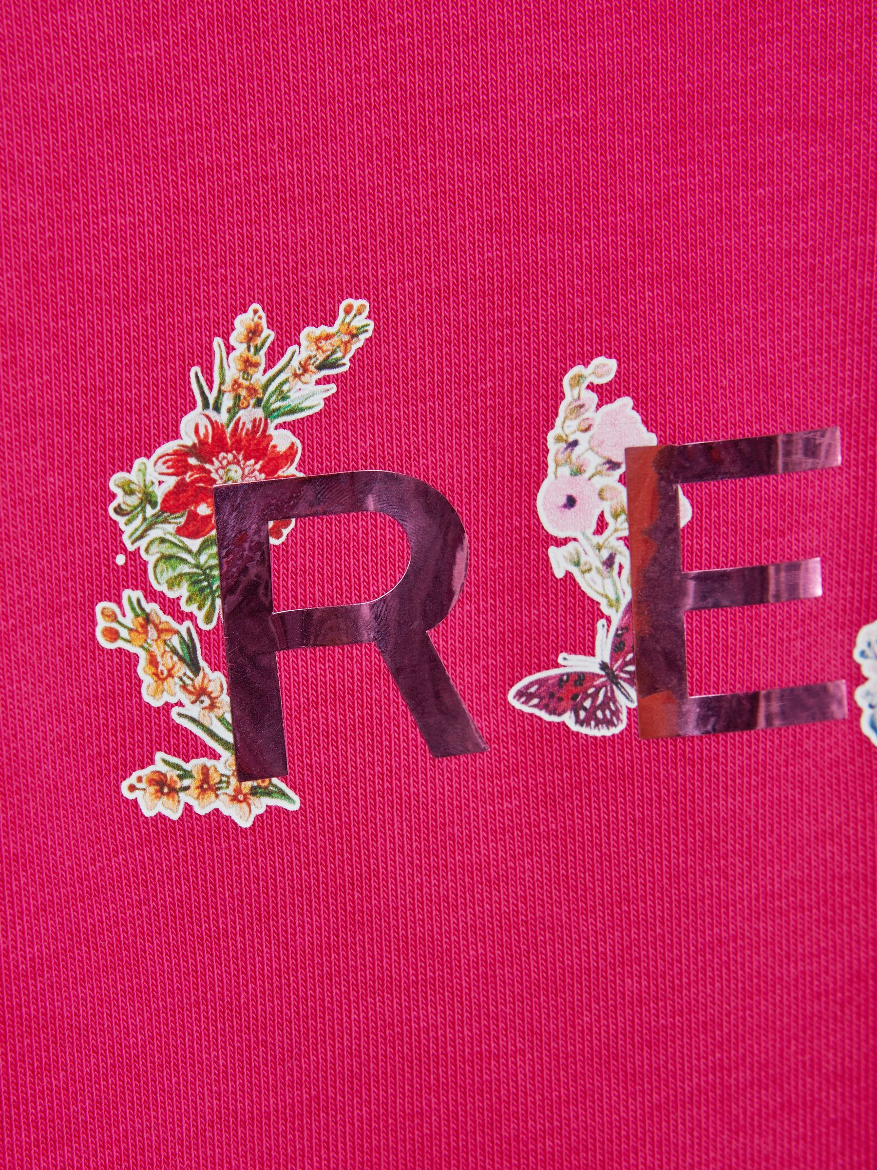 4-9 yrs Sweatshirt Dress in Pink - Image 6 of 6