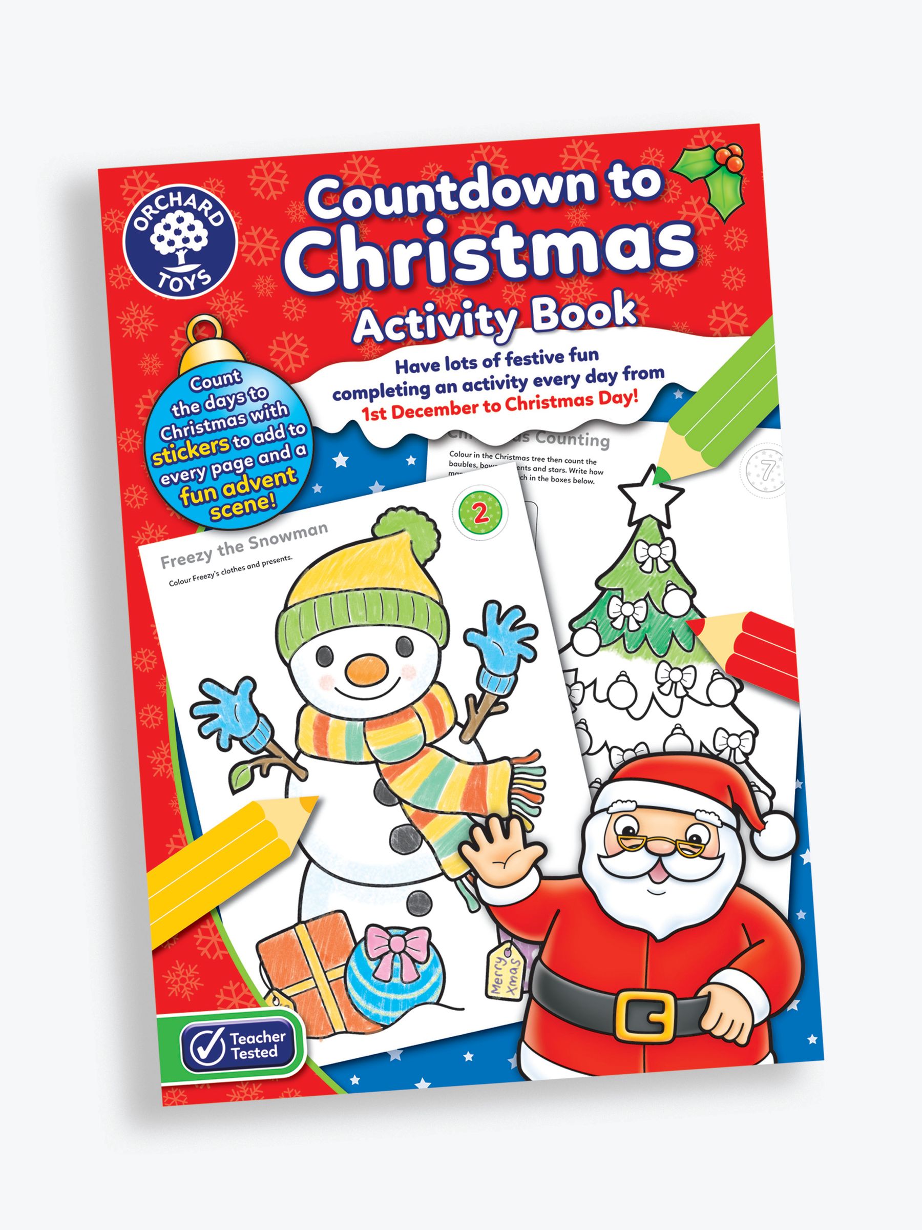 Orchard Toys Countdown to Christmas Advent Activity Book - Image 1 of 3