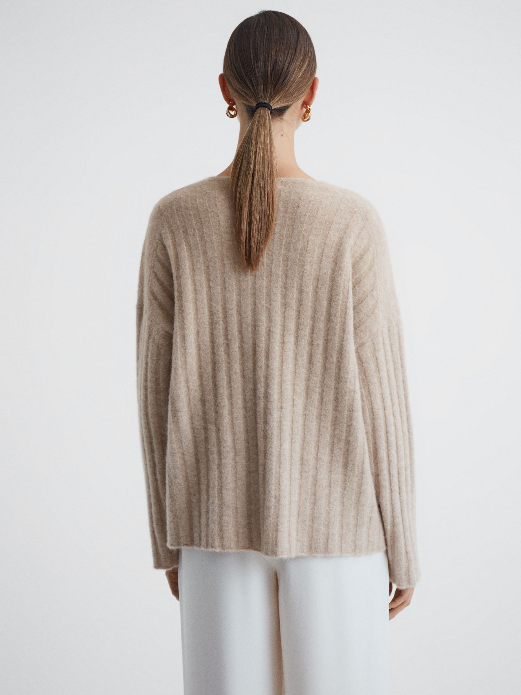 Ribbed Jumper in Nude - Image 5 of 5