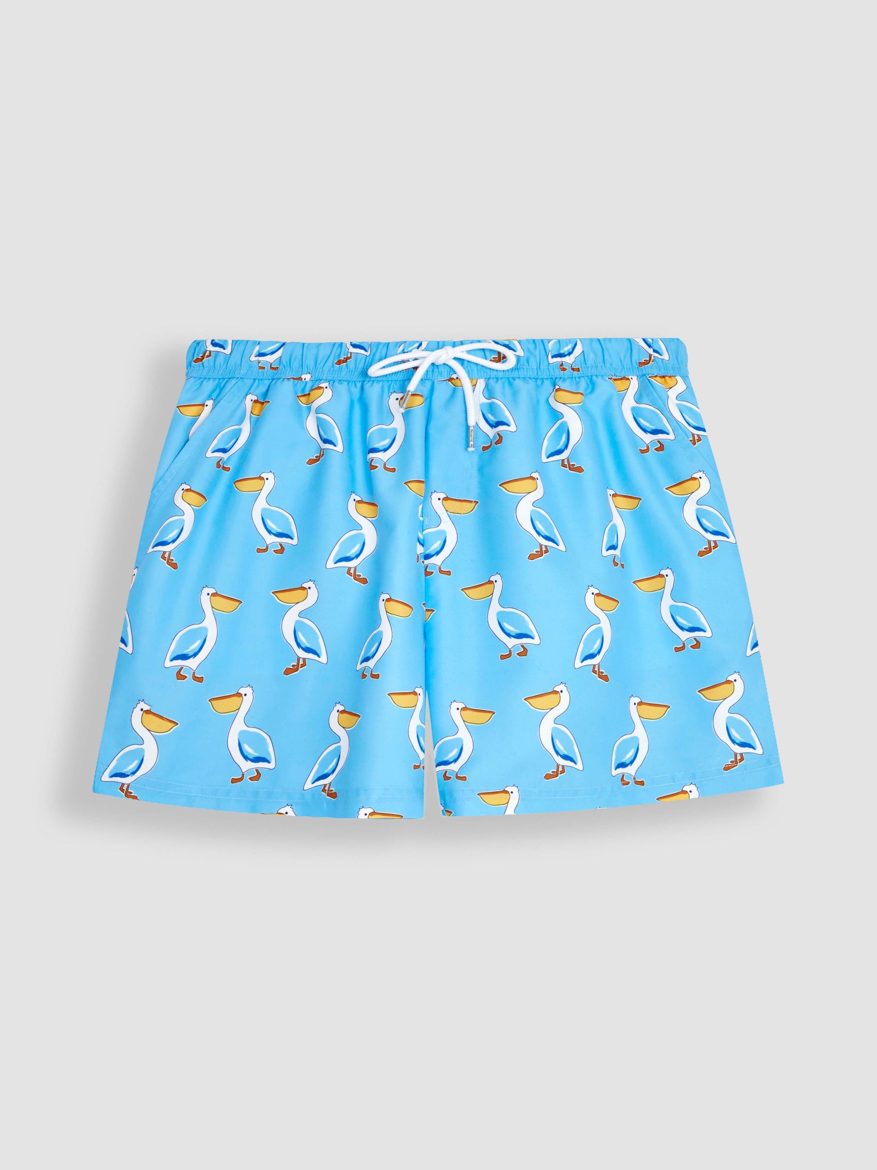 Pelican Blue Men's Print Swim Shorts - Image 1 of 3