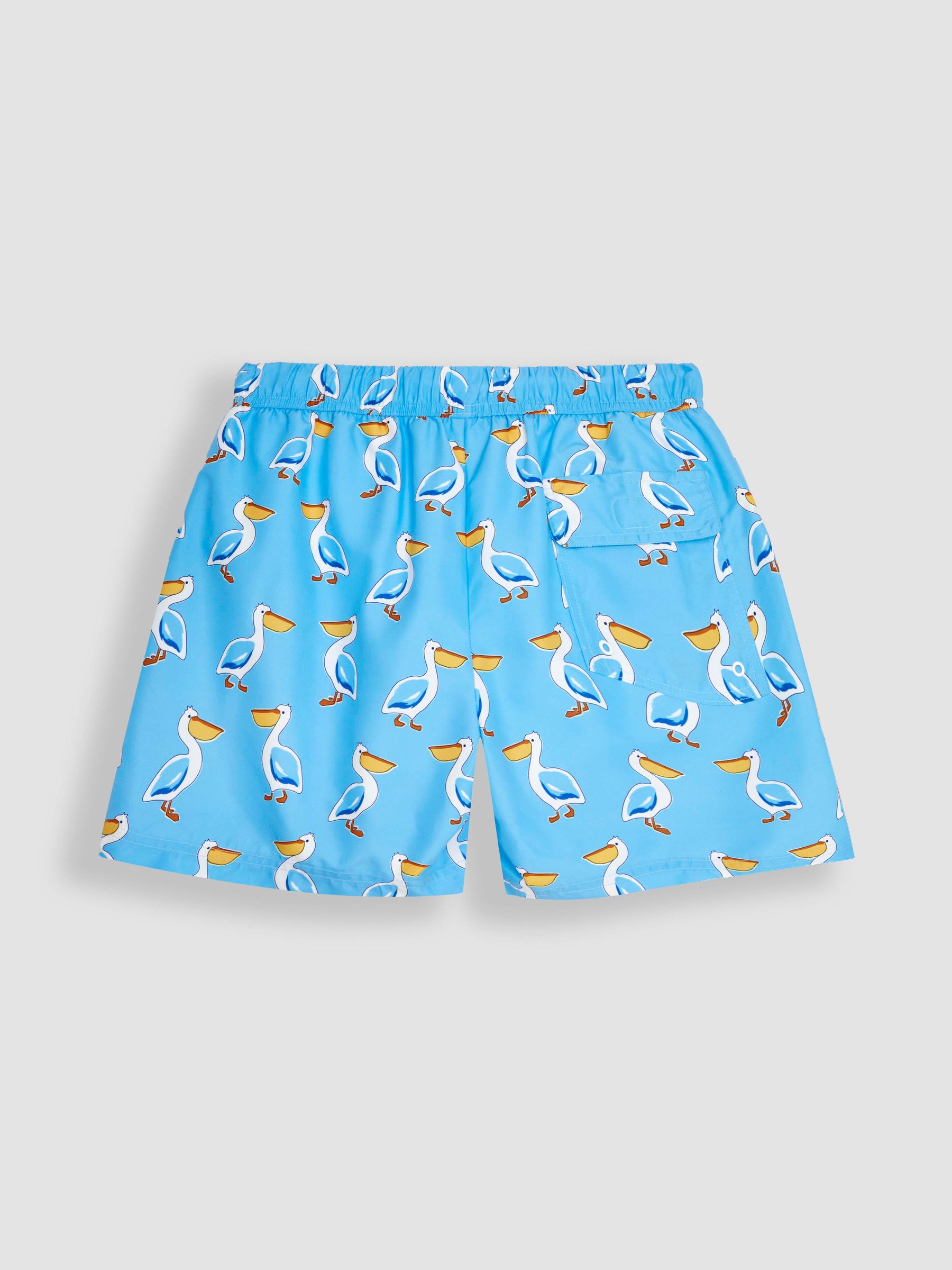 Pelican Blue Men's Print Swim Shorts - Image 2 of 3