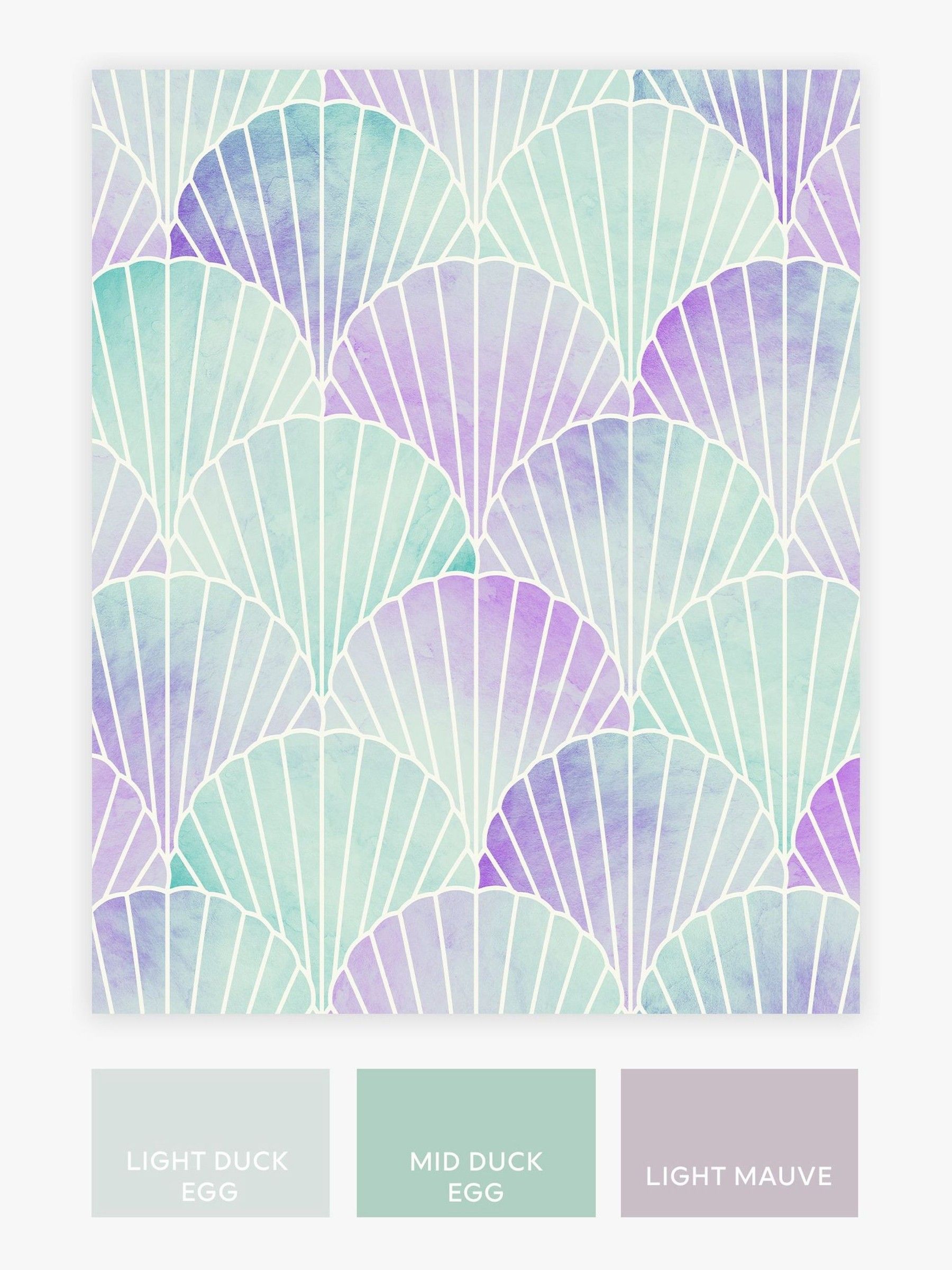 Next Mystic Purple Mermaid Shell 10M Wallpaper - Image 3 of 4
