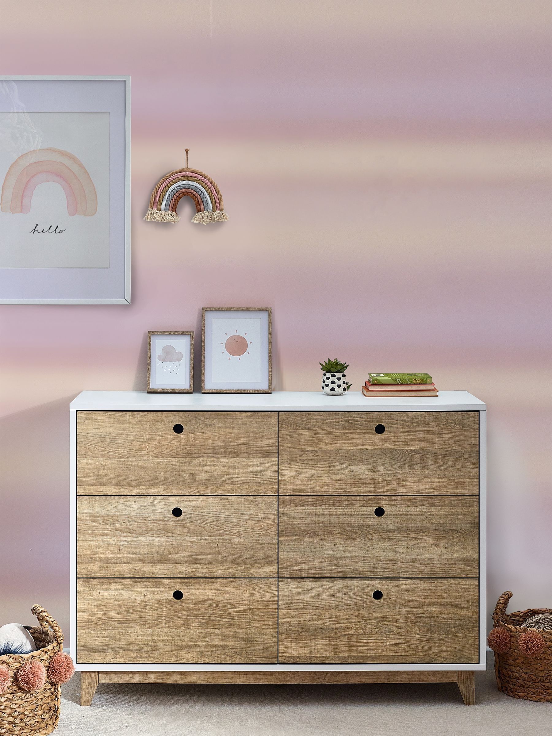 Next Pink Mermaid Ombre 10M Wallpaper - Image 1 of 4