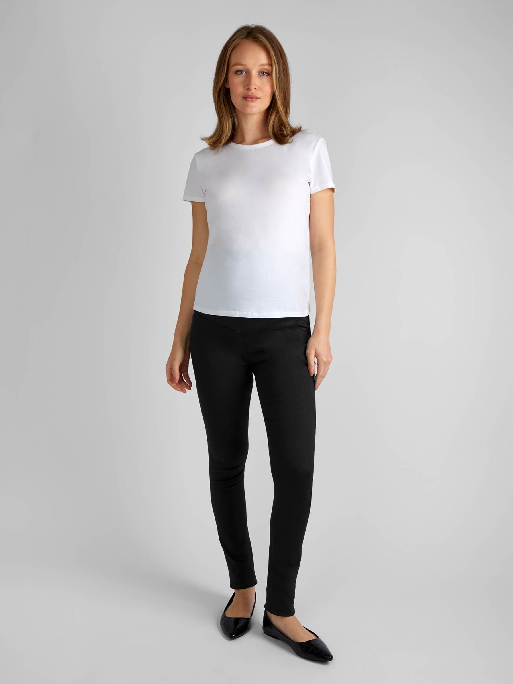 Black Superstretch Skinny Maternity Denim Jeans - Image 2 of 3