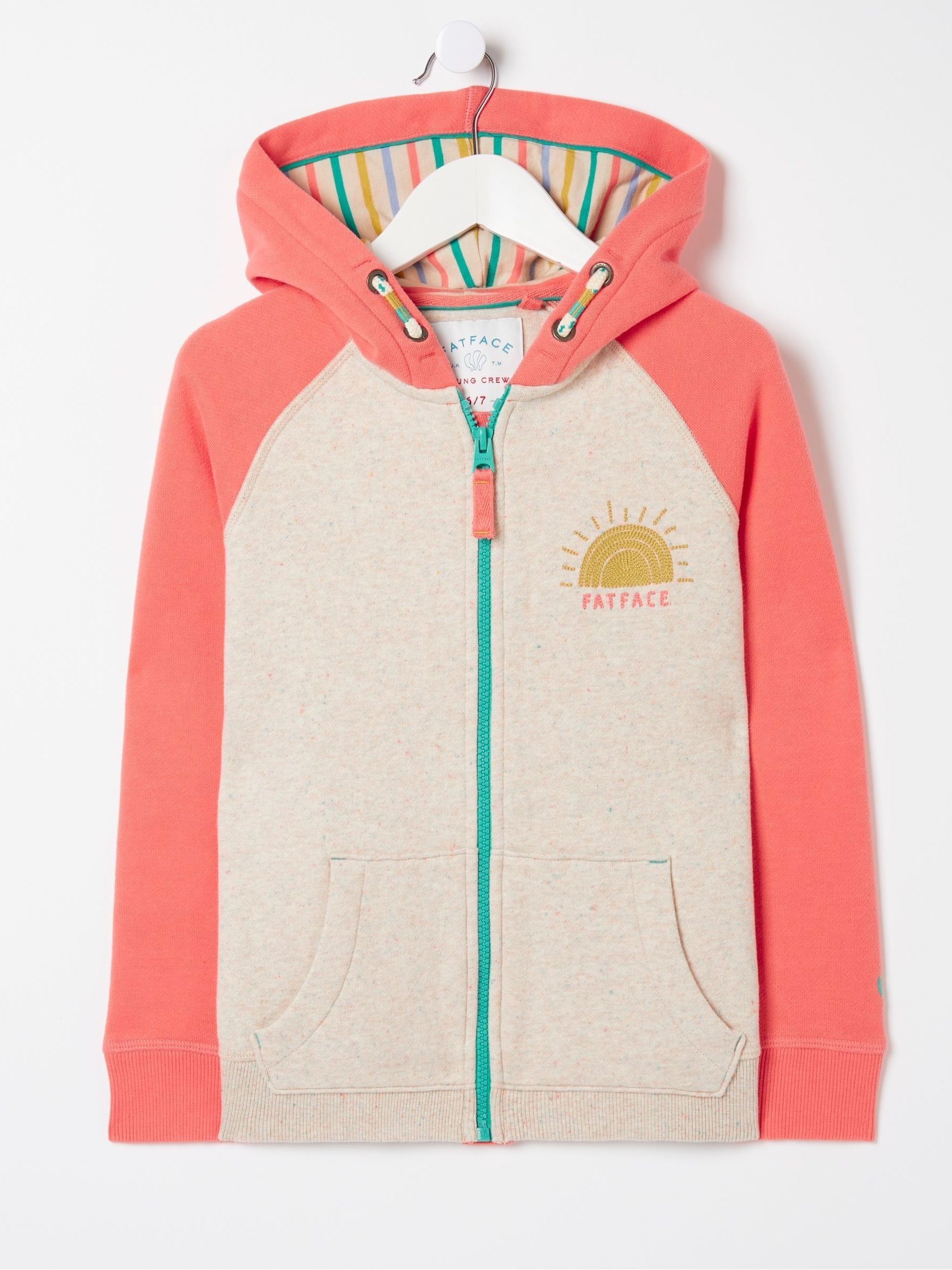Chase Natural Sun Zip Through Hoodie - Image 4 of 4