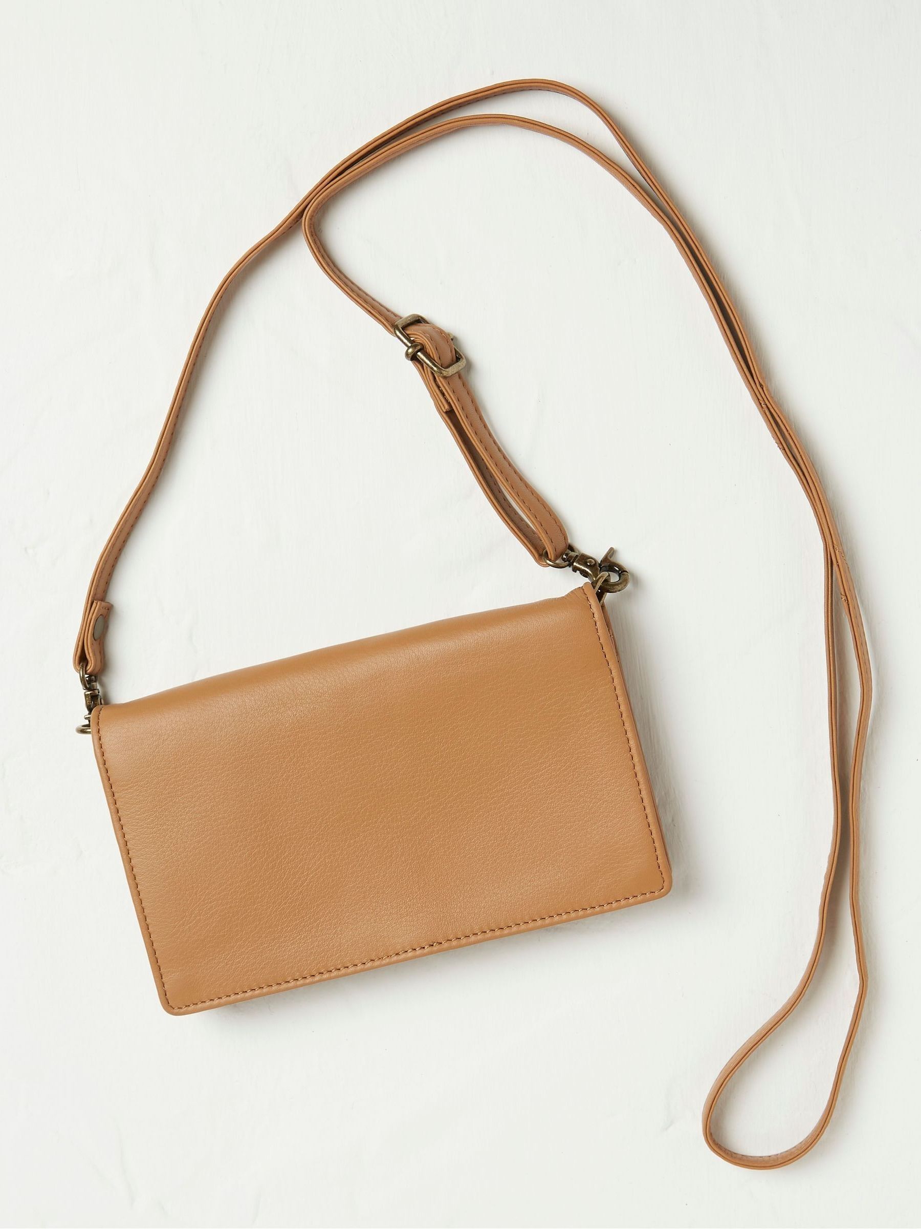 Elodie Brown Mini Phone Bag - Image 1 of 3