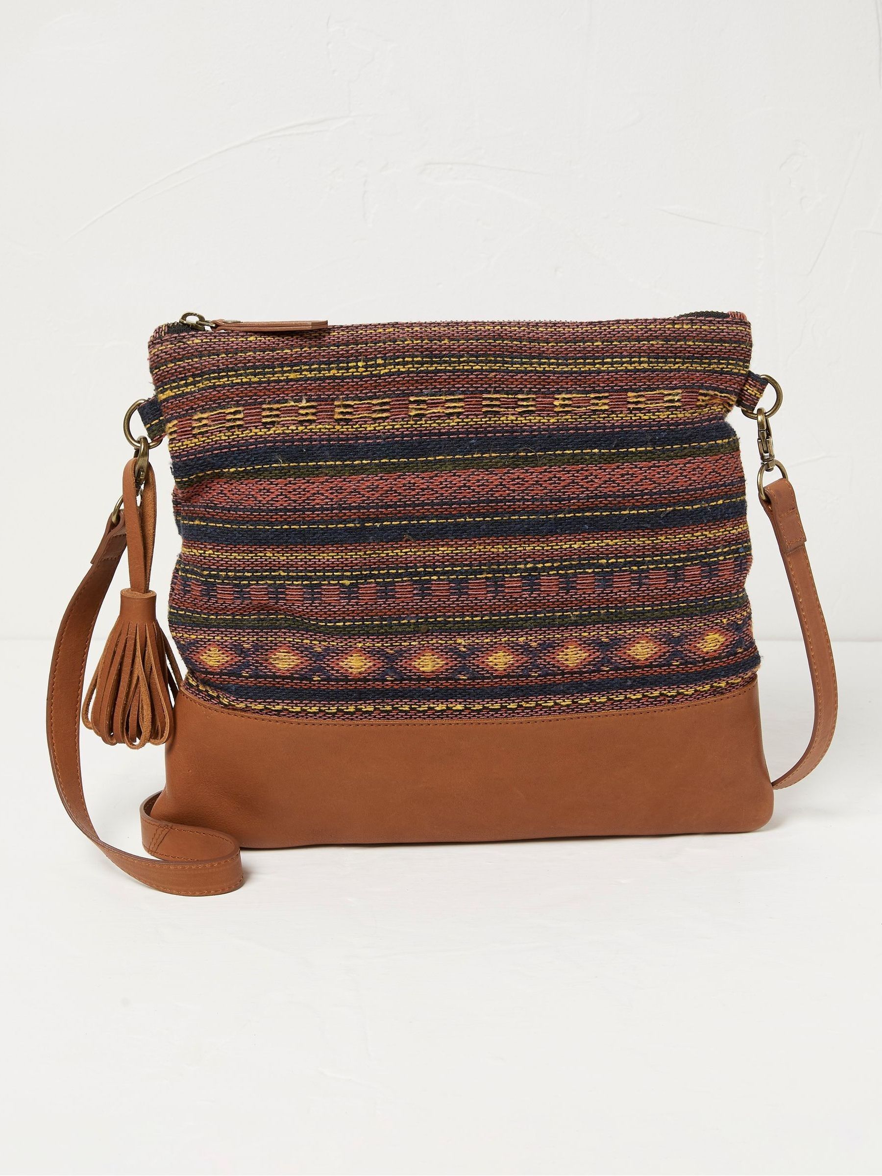 Orla Multi Woven Mix Cross-Body Bag - Image 1 of 3