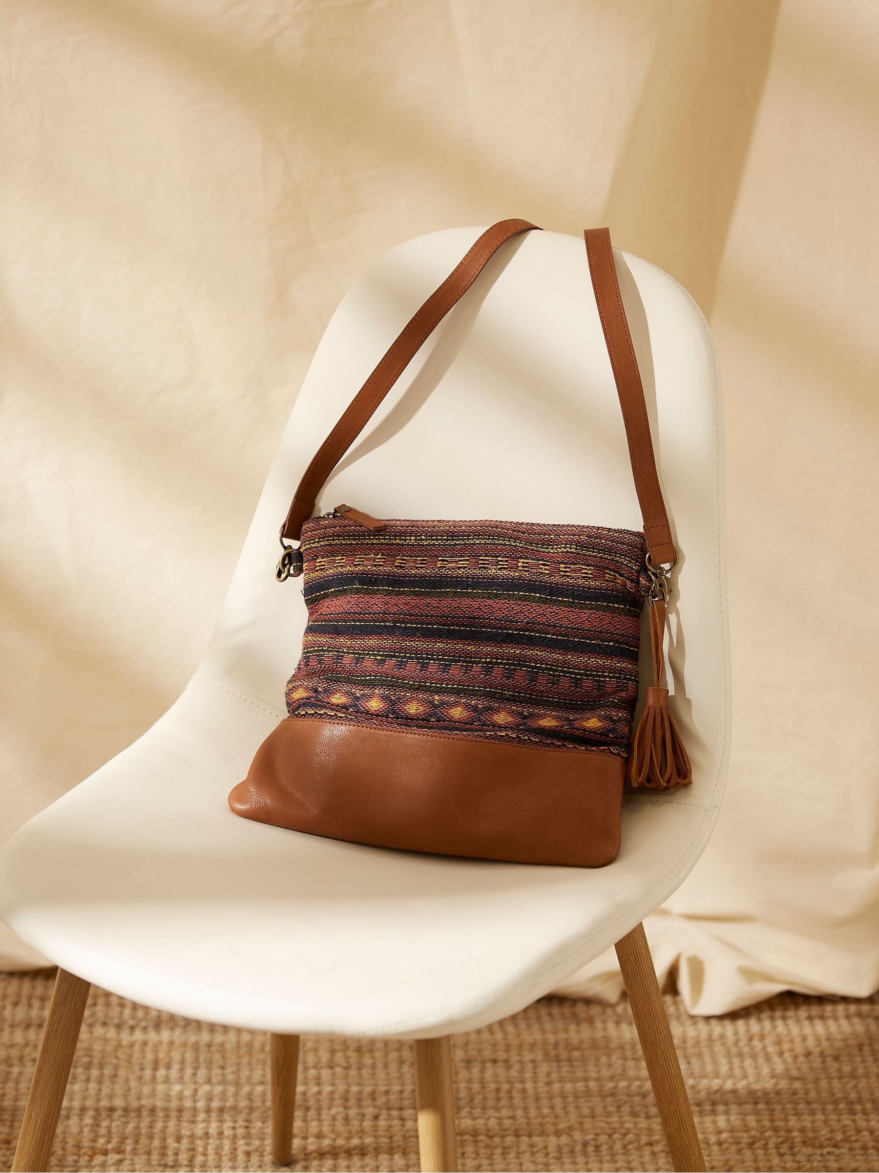Orla Multi Woven Mix Cross-Body Bag - Image 3 of 3