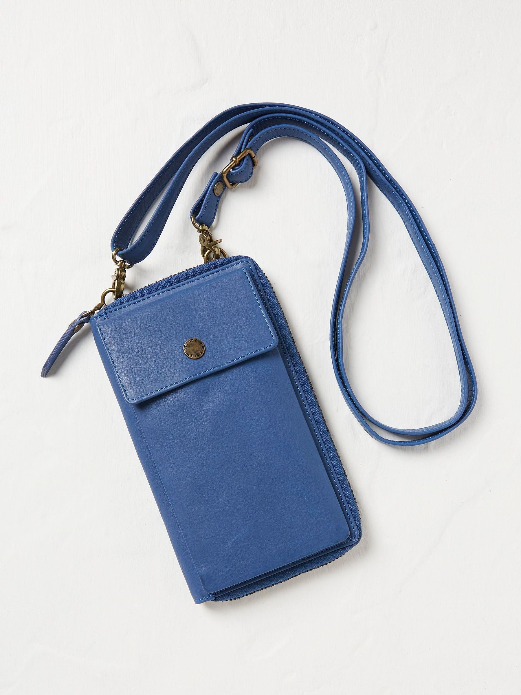 Louisa Blue Purse Phone Bag - Image 1 of 3