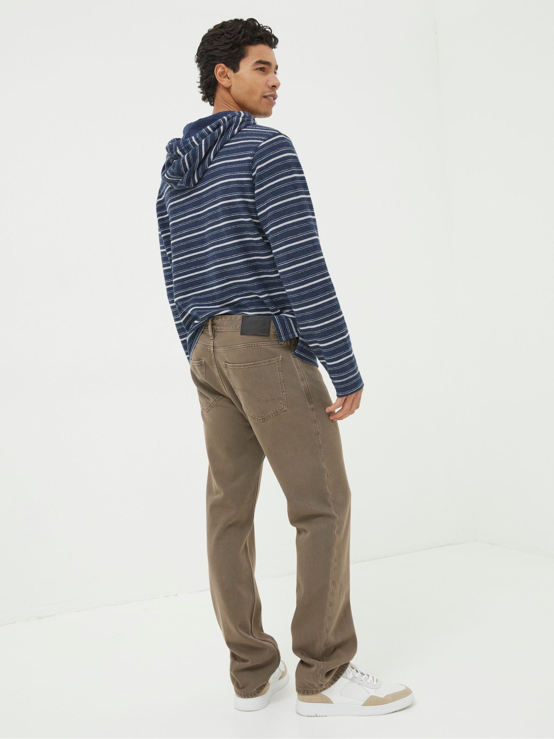 Brown Straight Fit Barton Jeans - Image 2 of 5