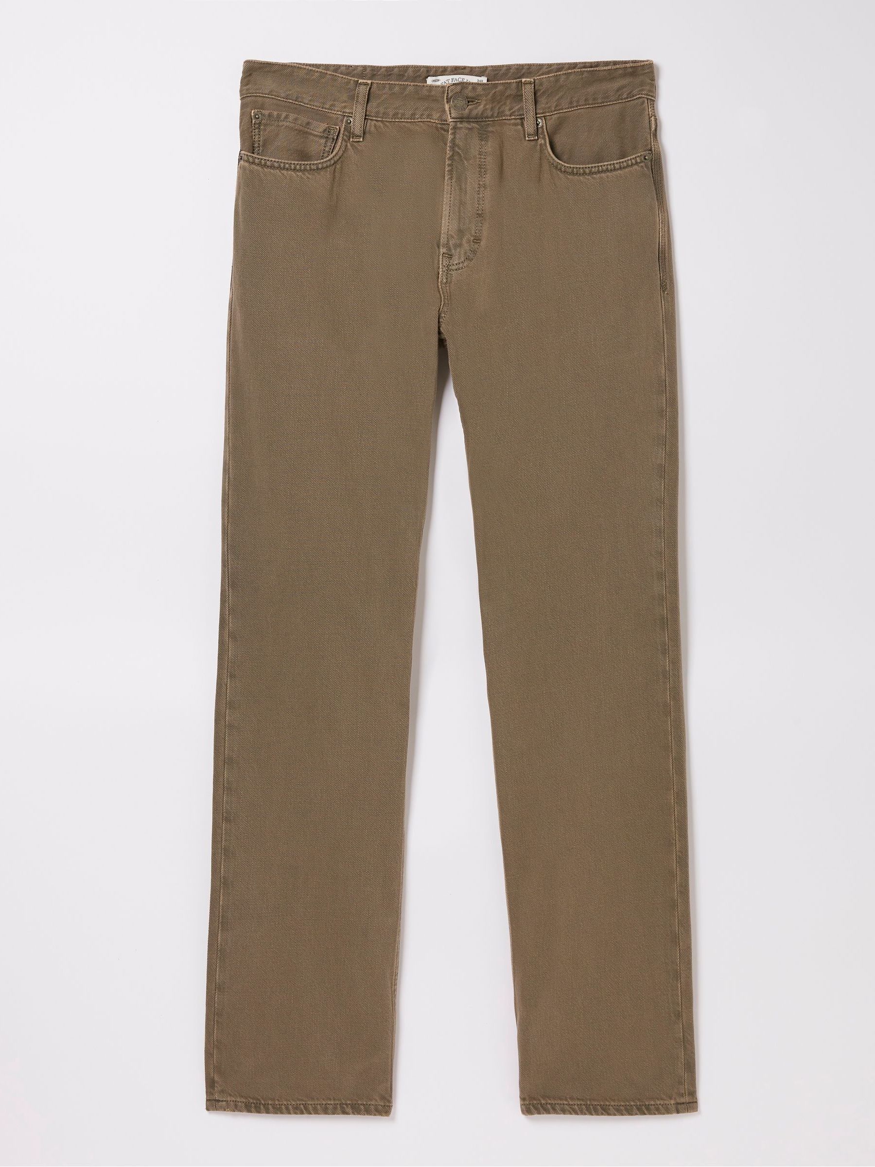 Brown Straight Fit Barton Jeans - Image 5 of 5