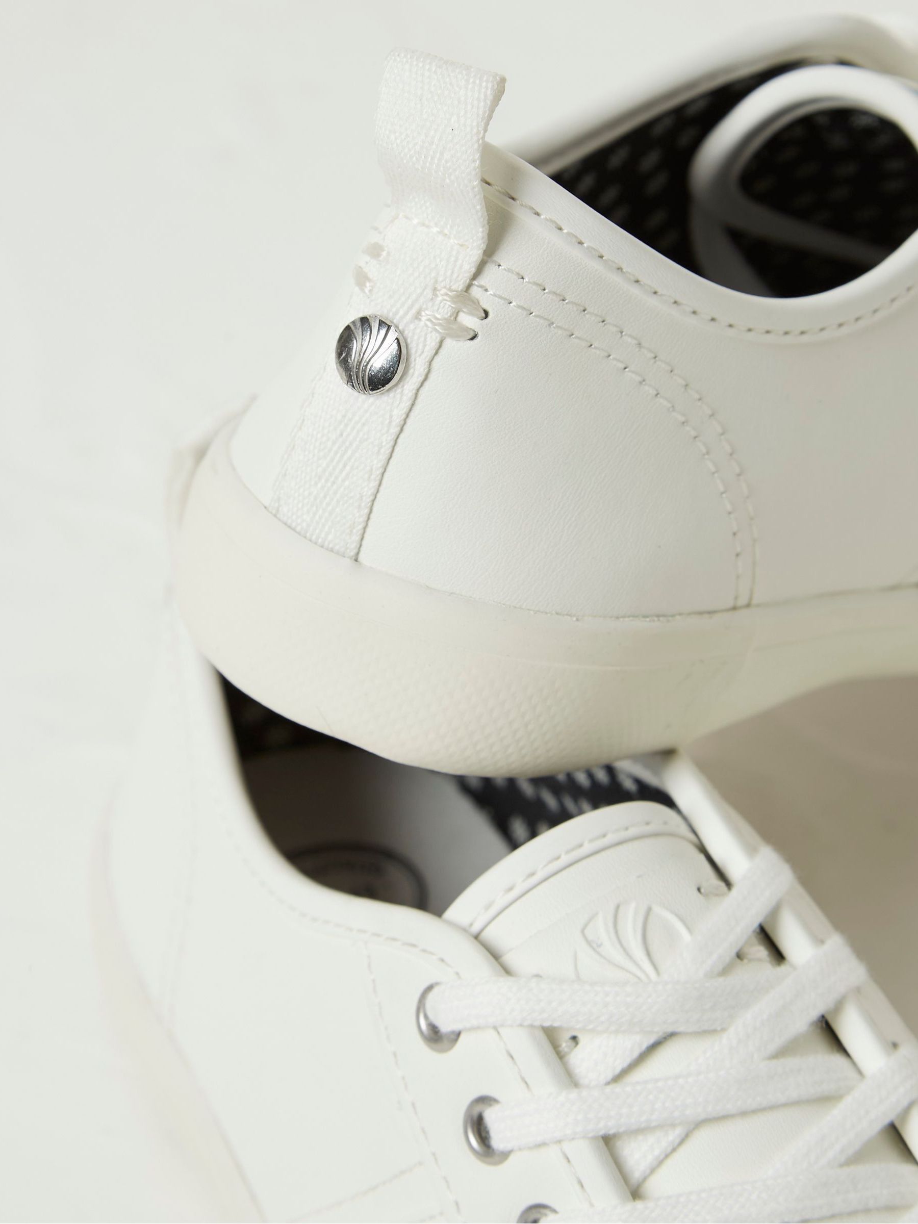 Lola White Leather Trainers - Image 3 of 3