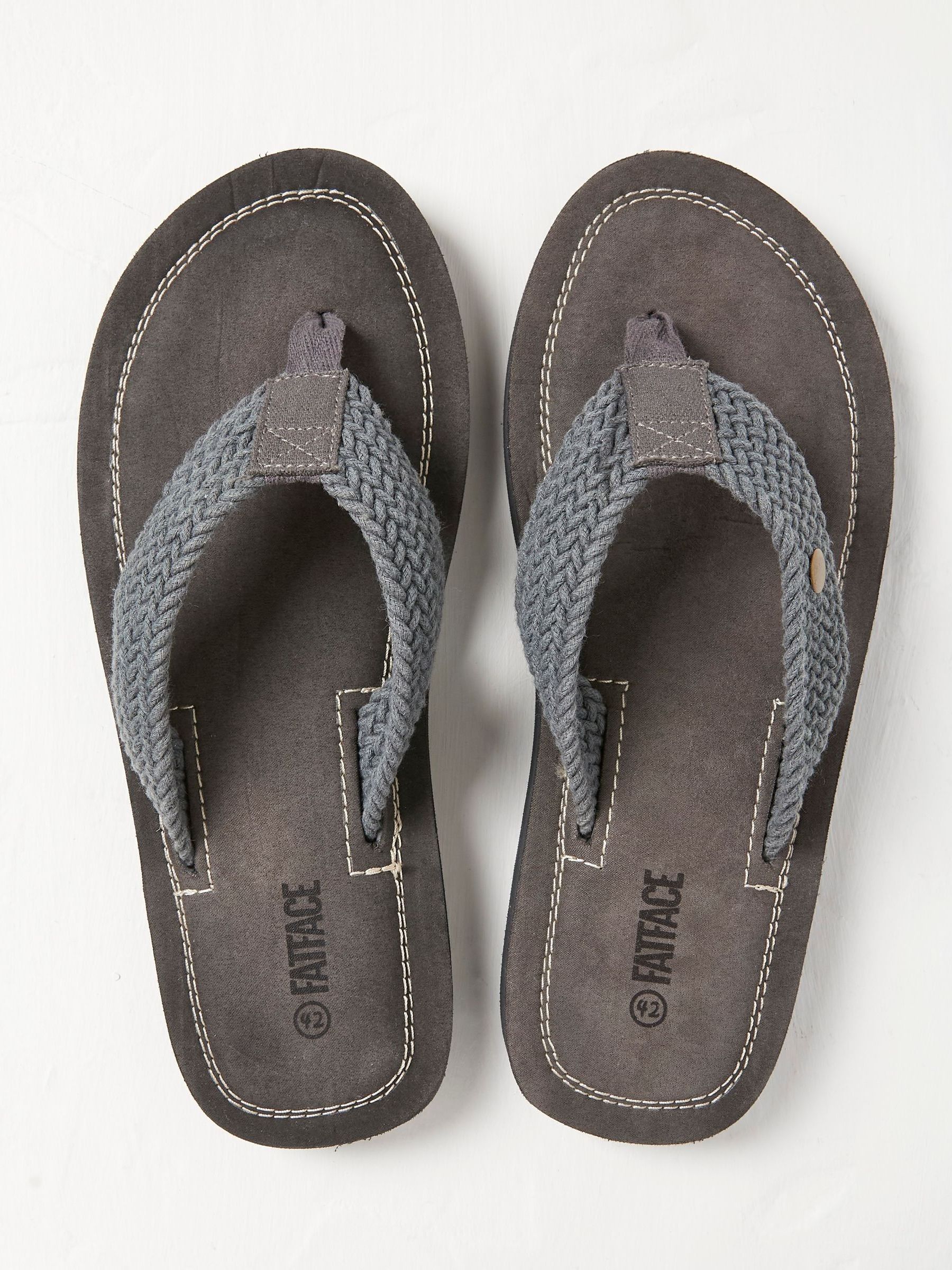 Hayes Grey Flip Flops - Image 2 of 3