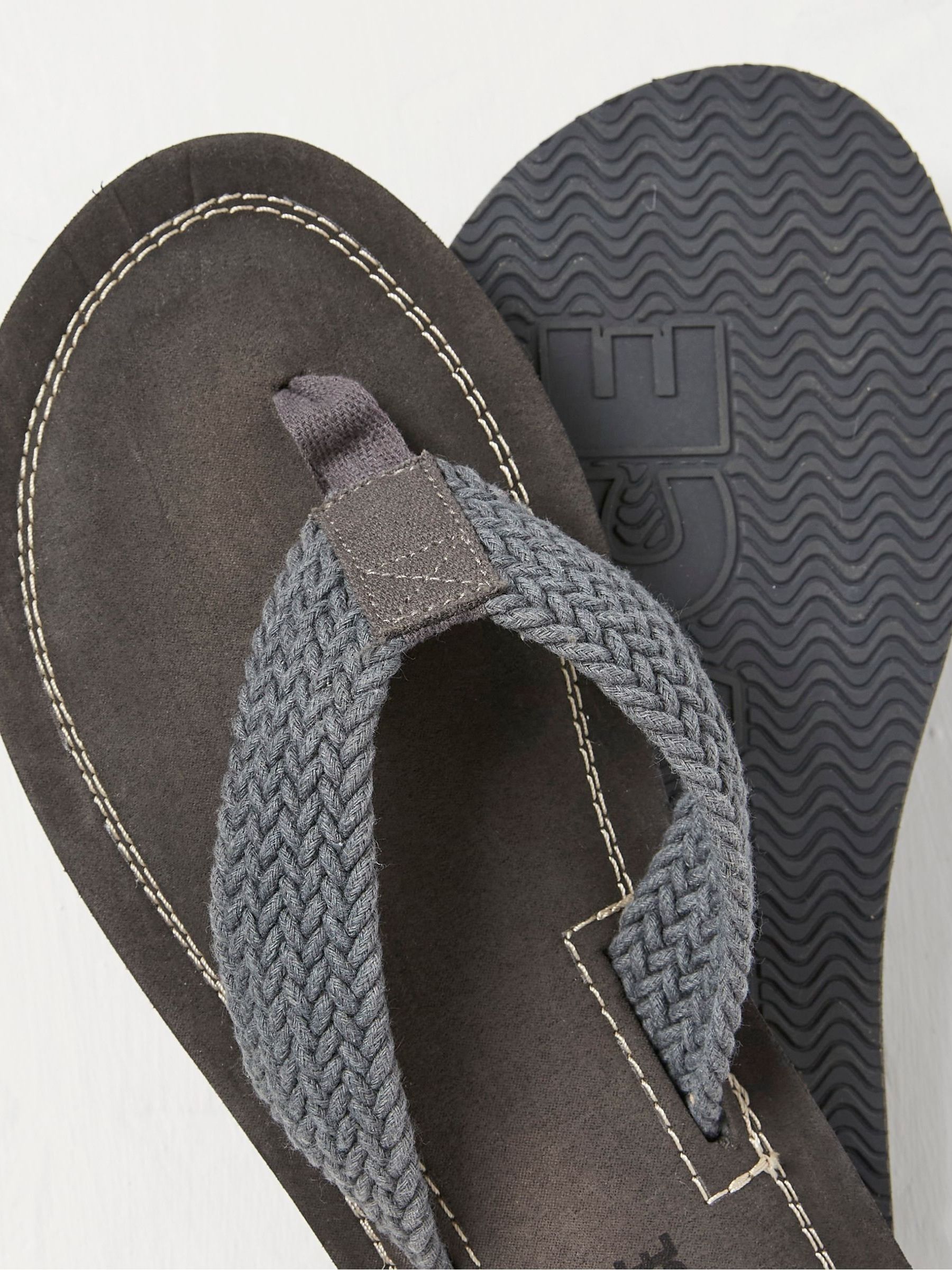 Hayes Grey Flip Flops - Image 3 of 3