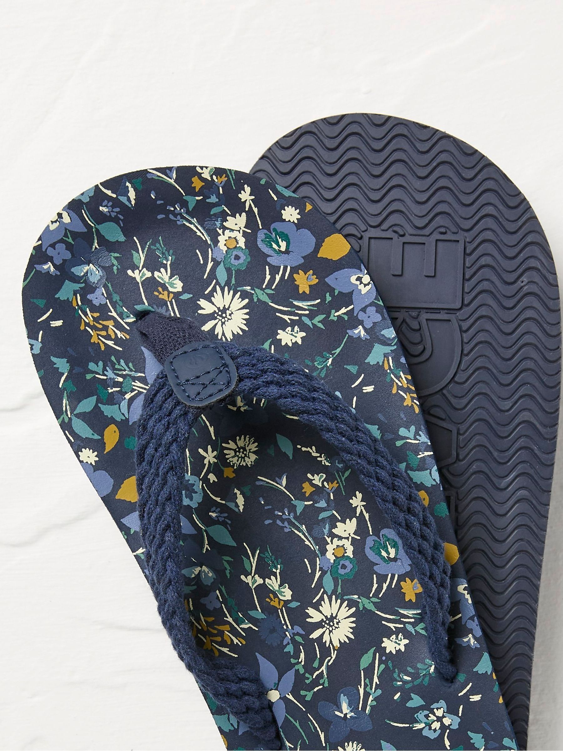 Bay Blue Moulded Flip Flops - Image 2 of 2