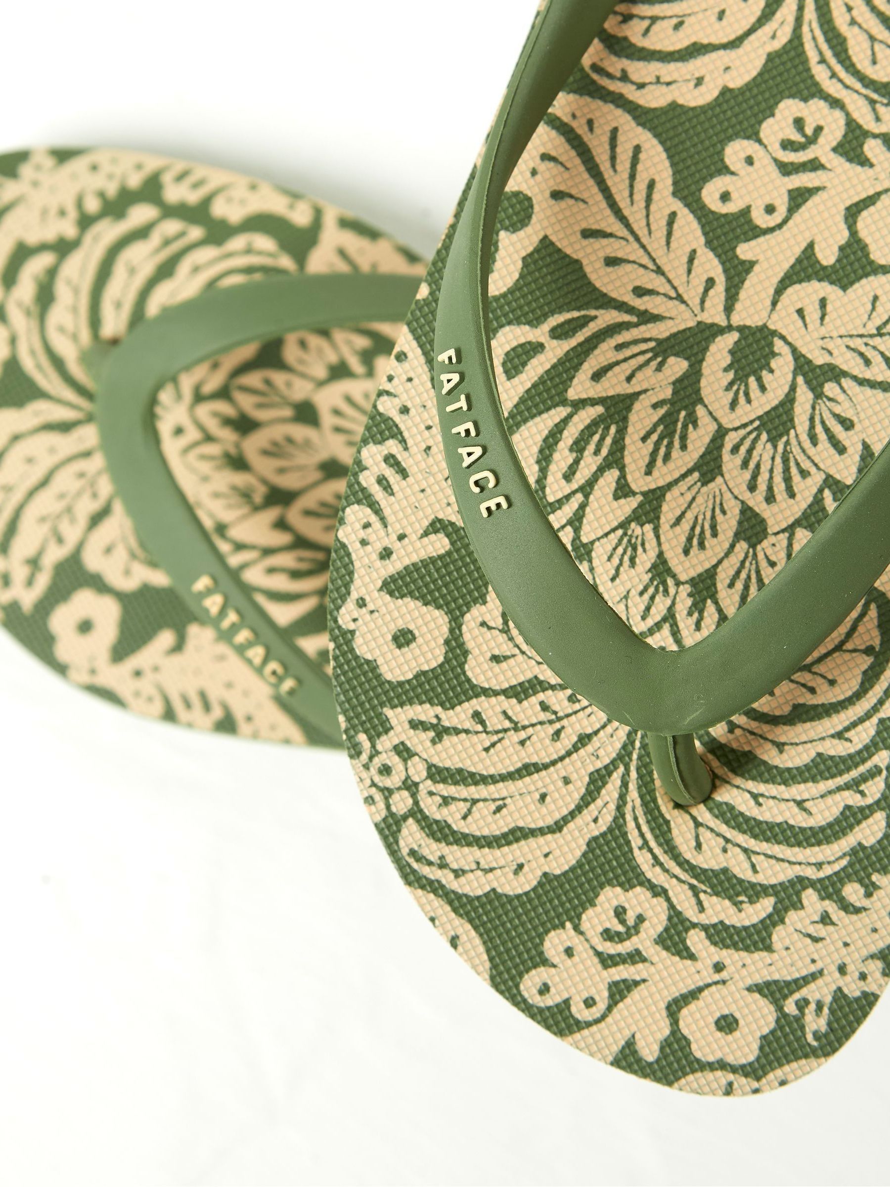 Green Portloe Flip Flops - Image 3 of 3