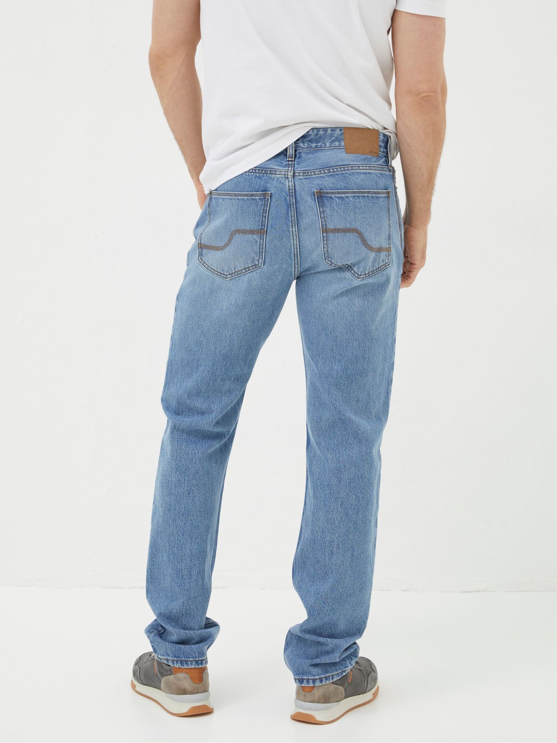 Blue Straight Fit Jeans - Image 2 of 5