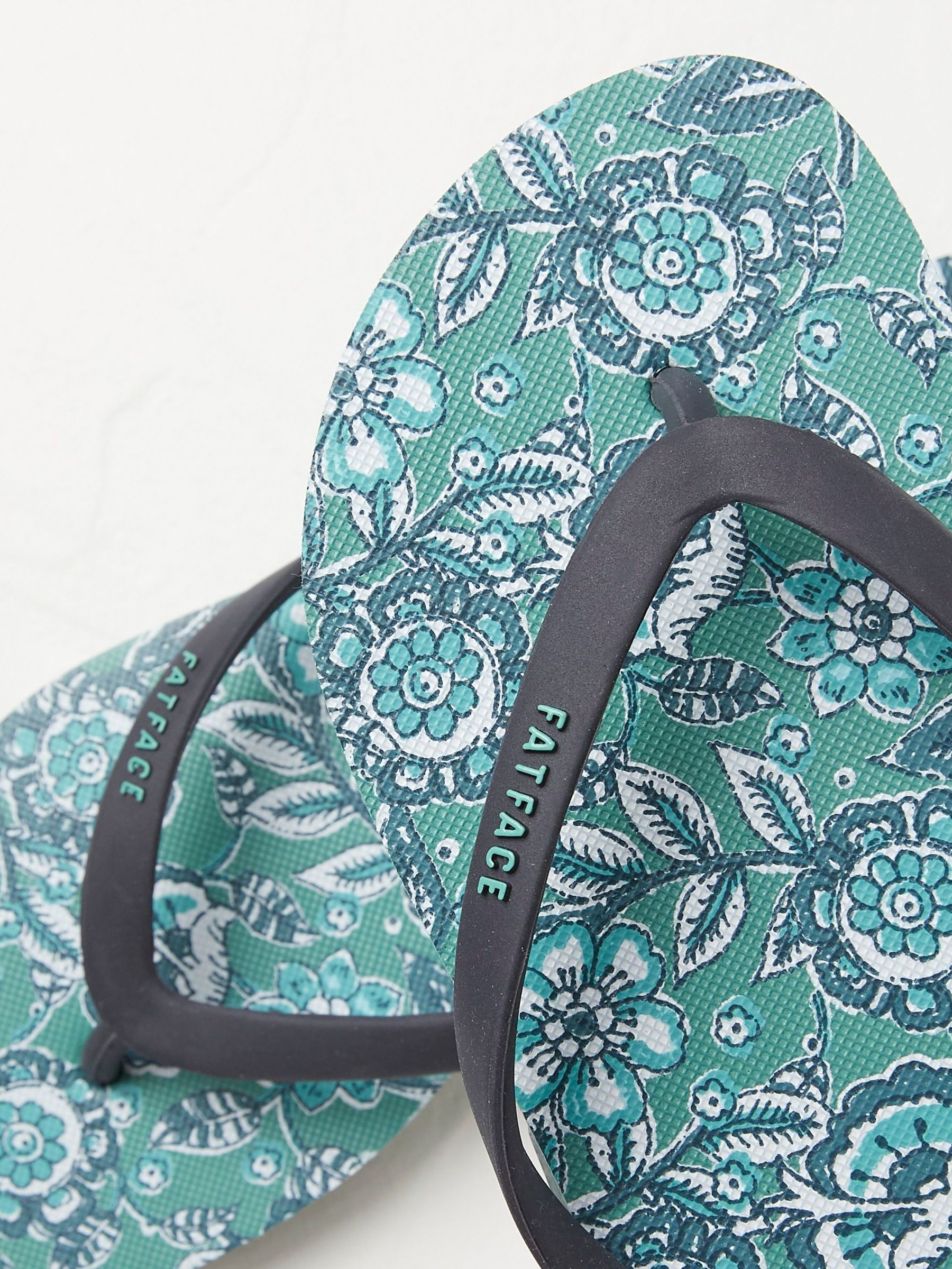 Green Portloe Flip Flops - Image 3 of 3