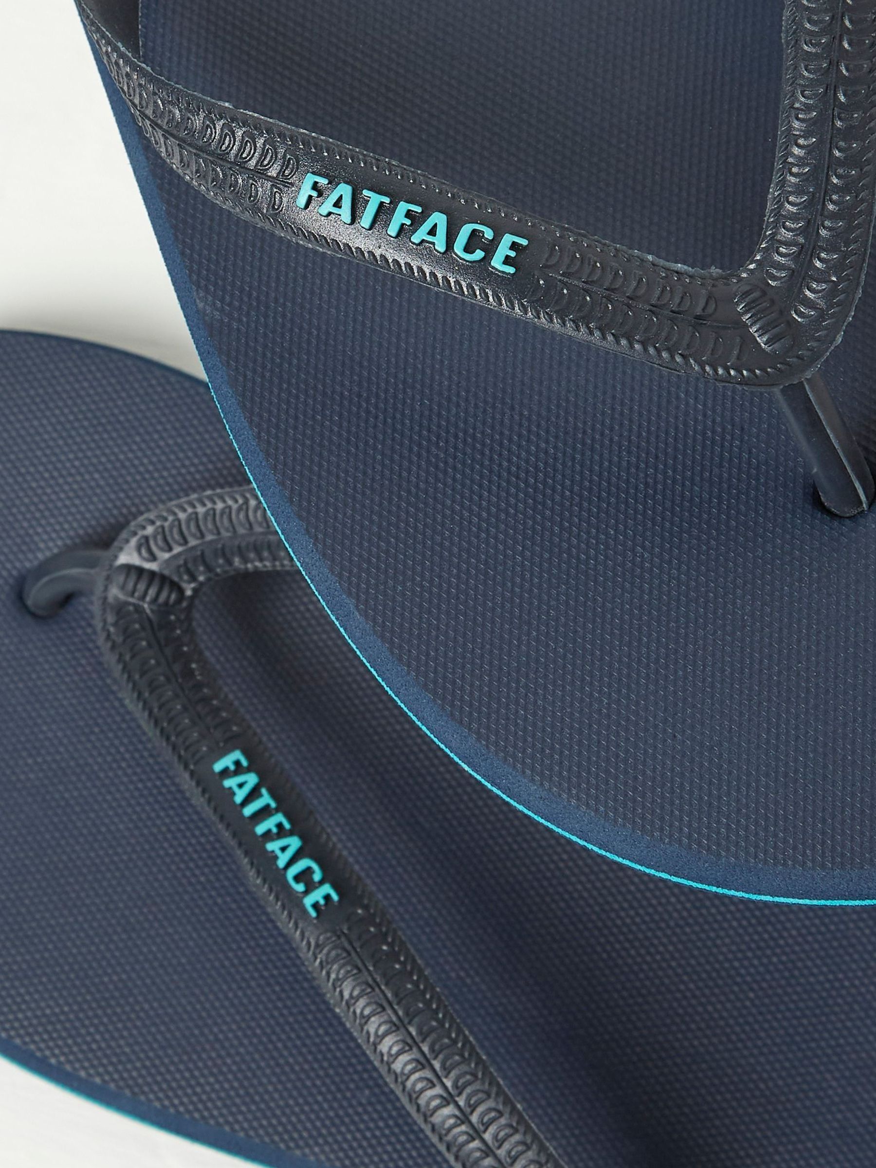 Henley Blue Flip Flops - Image 3 of 3