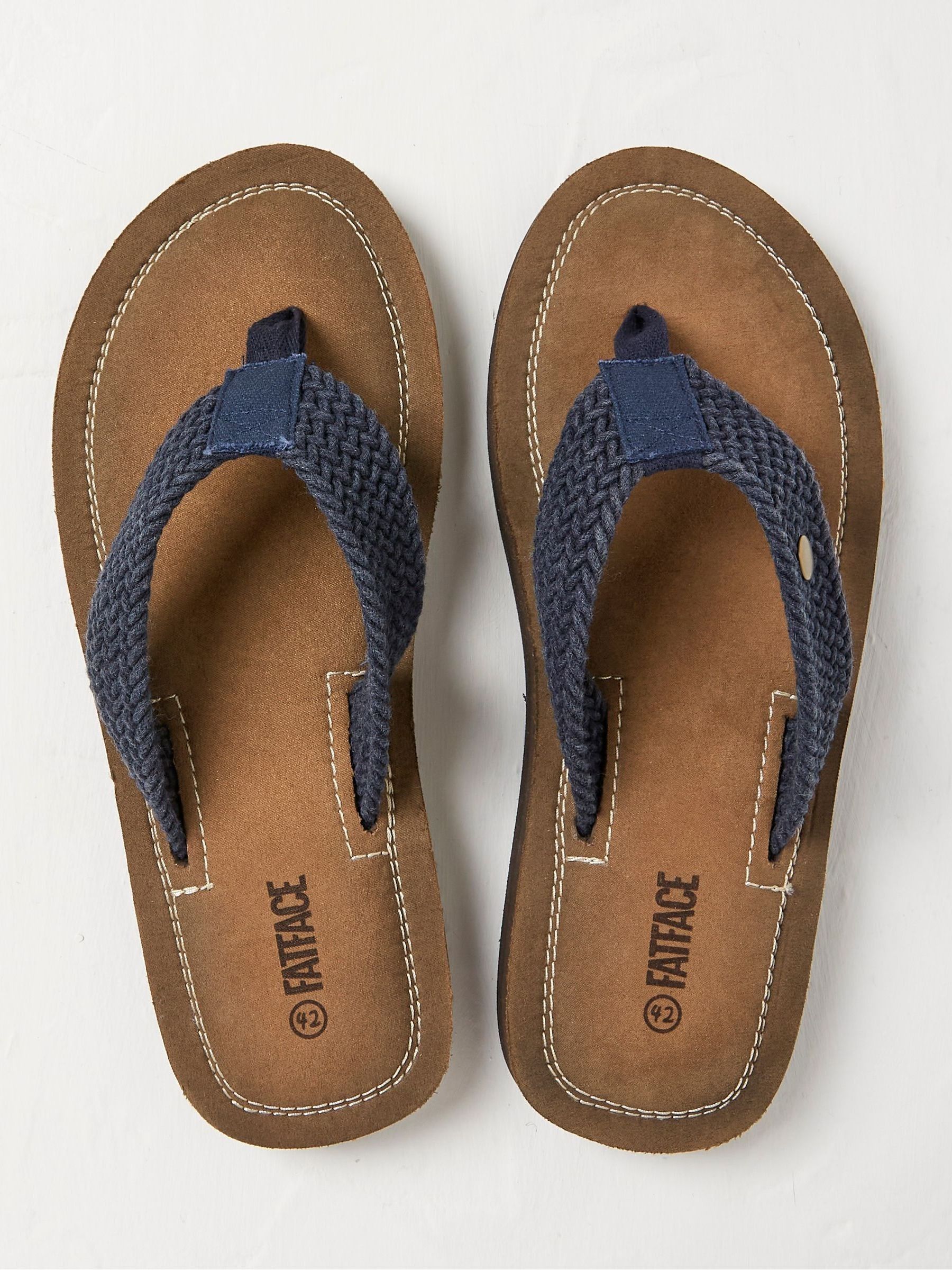 Hayes Blue Flip Flops - Image 2 of 3