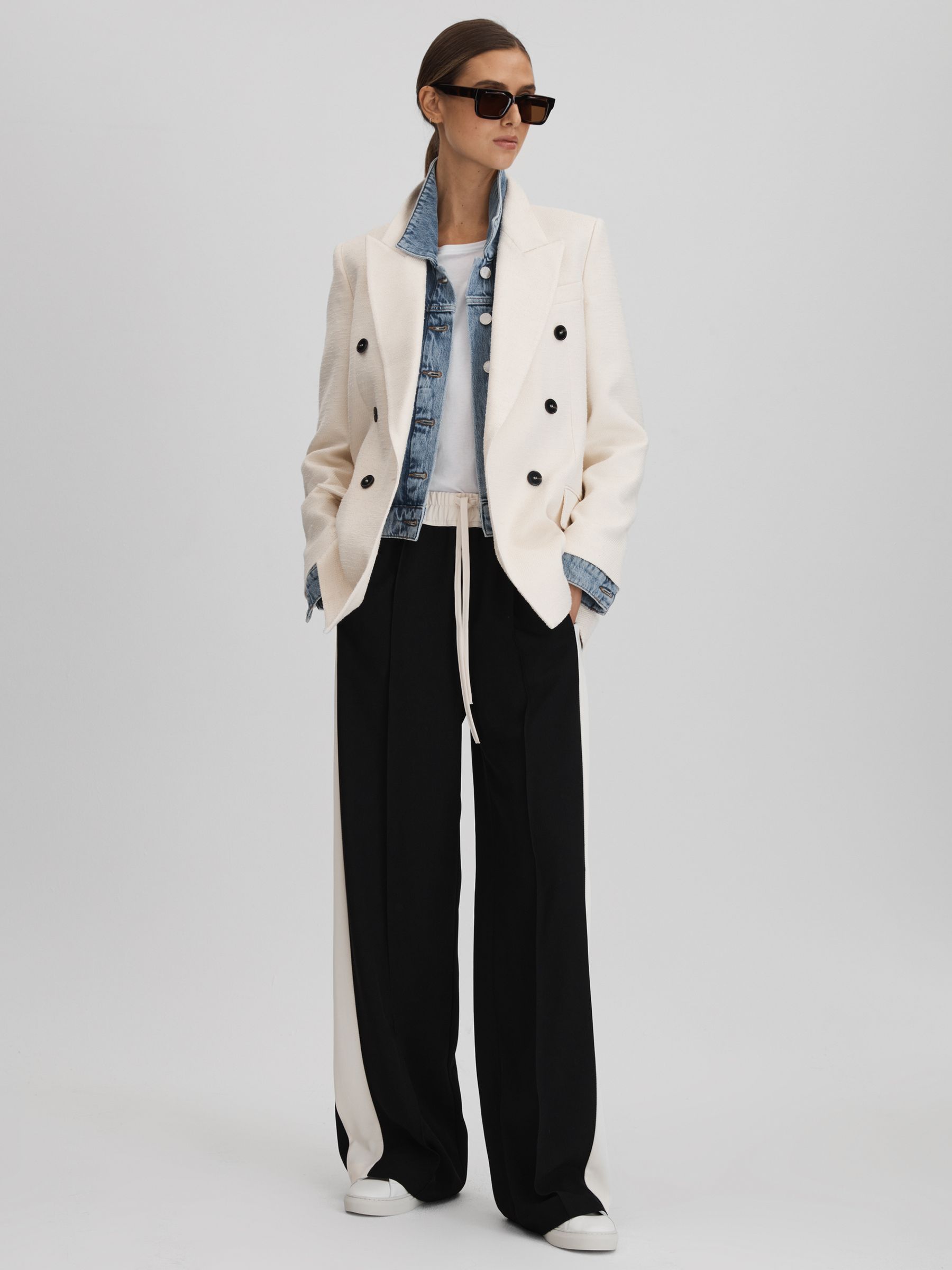 Denim Jacket in Mid Blue - Image 6 of 7