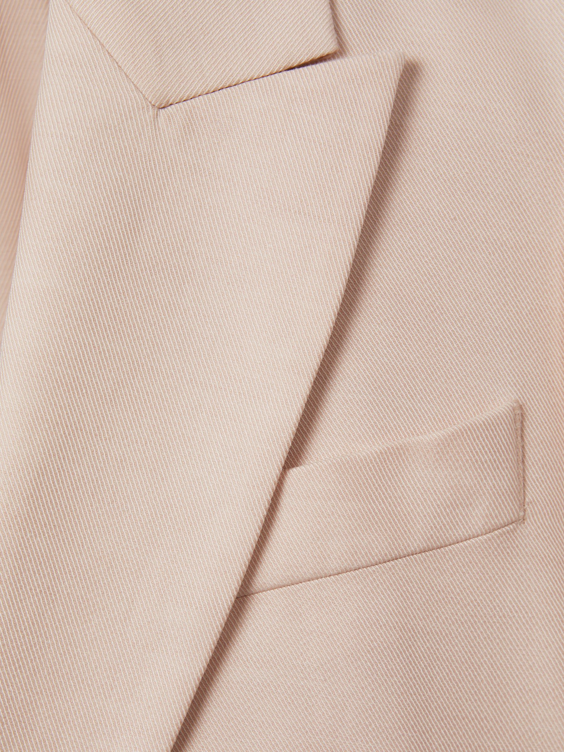 Single Breasted Suit Blazer with TENCEL™ Fibers in Pink - Image 6 of 6