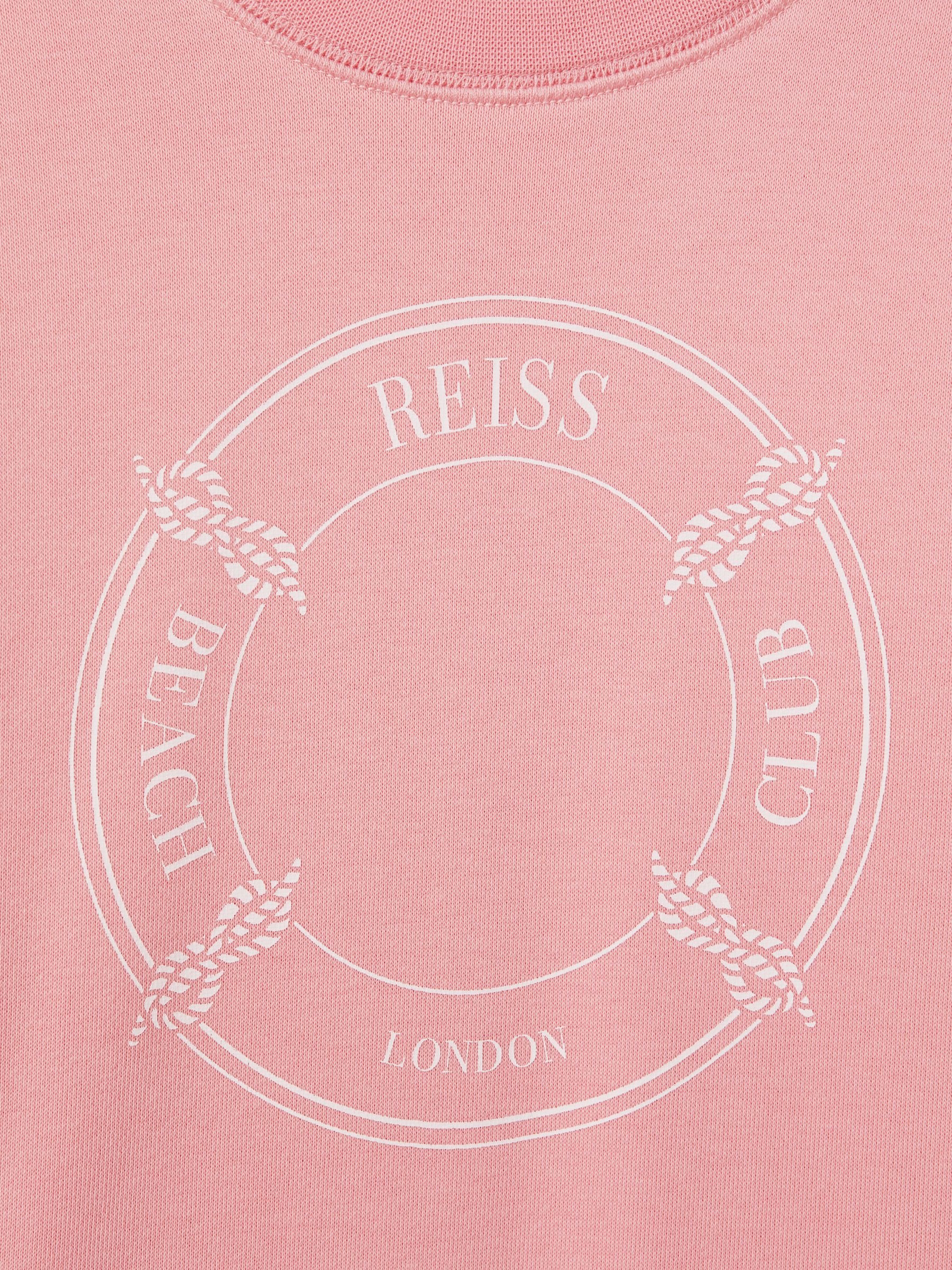 13-14 yrs Crew Neck T-Shirt and Shorts Set in Pink - Image 4 of 5