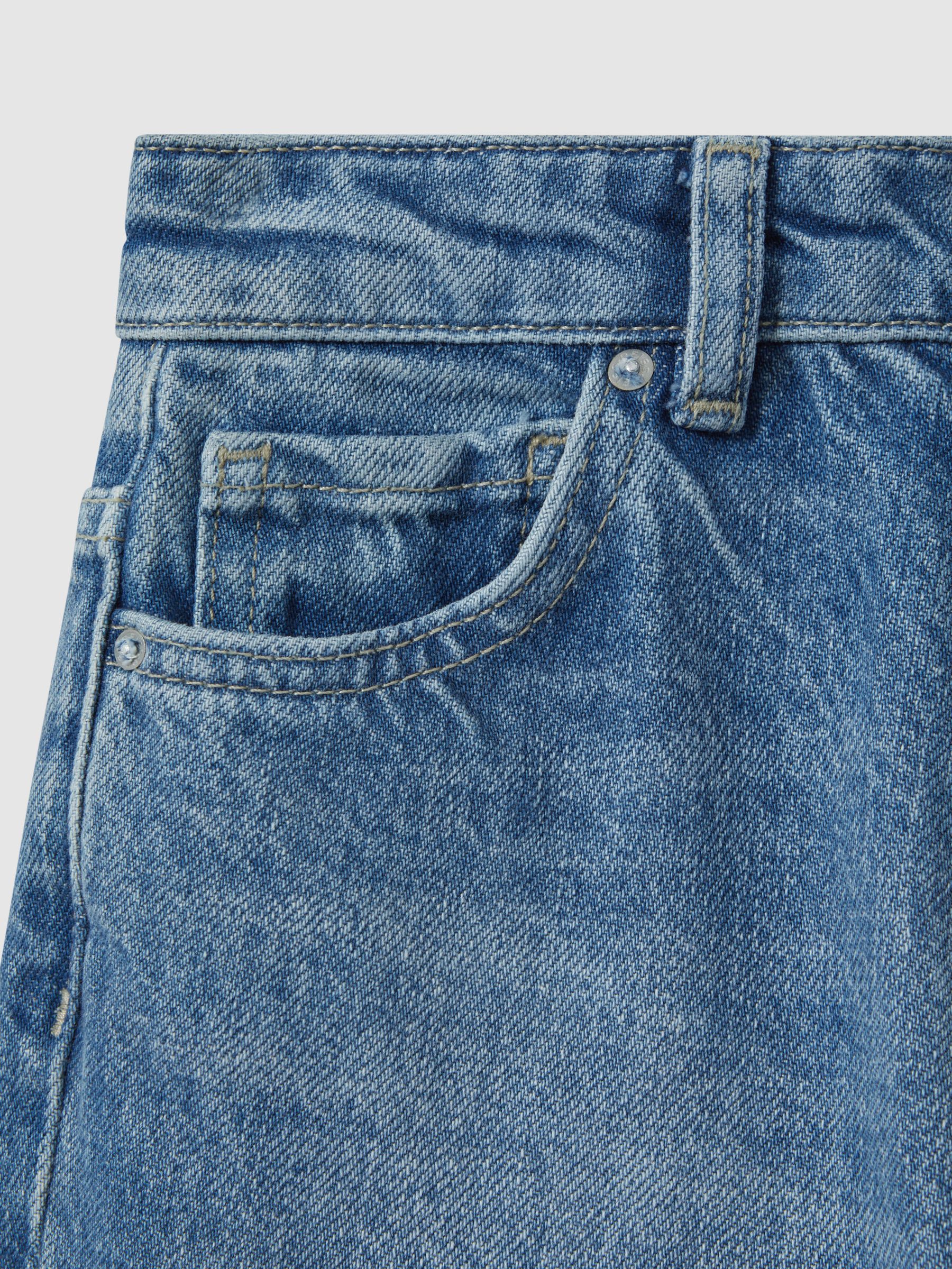 13-14 yrs Loose Fit Adjuster Jeans in Mid Blue - Image 6 of 6