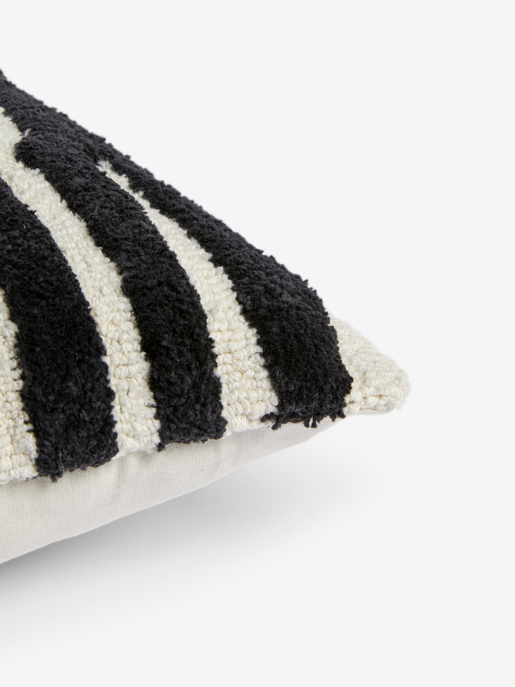 Jasper Conran London Black/White Papercut Tufted Cushion - Image 5 of 5